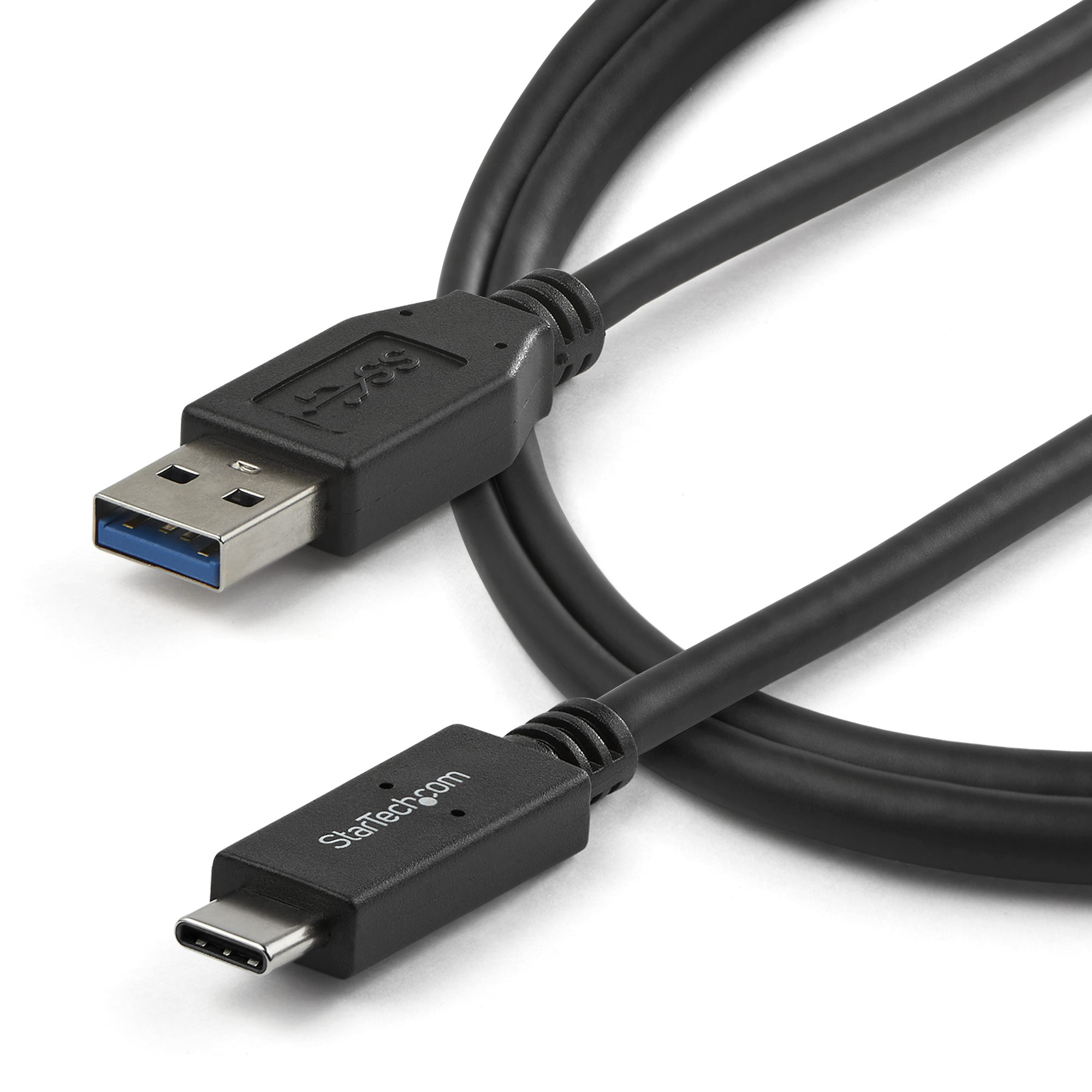 2x USB 3.1 USB-C cavo di ricarica 3m NERO-Sync Cavo dati tipo-C Type-C cavo dati 