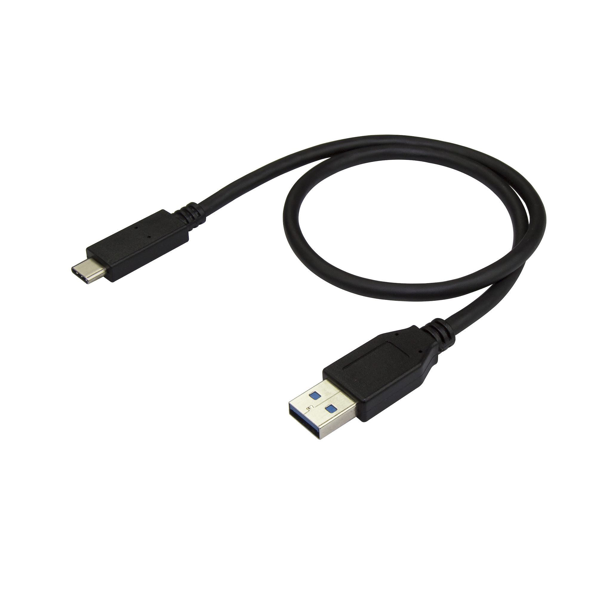 StarTech.com 3ft/1m USB-C Cable with USB-A Adapter Dongle, USB-C to C  (10Gbps/PD), USB-A to C (5Gbps), 2-in-1 USB C