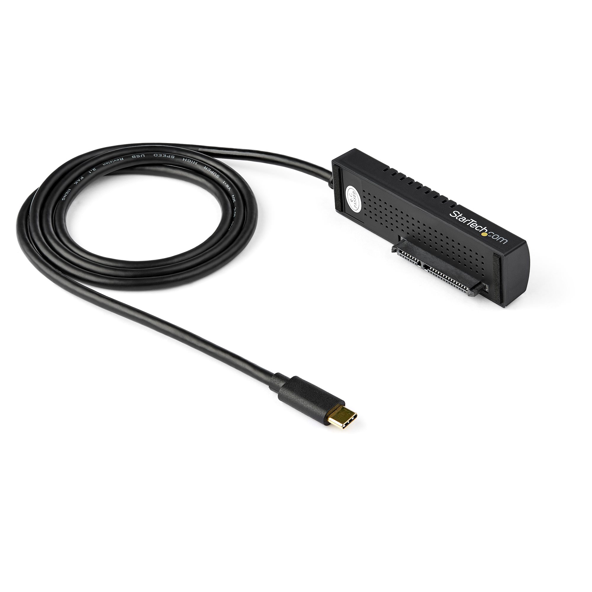 USB-C - SATA変換アダプタ 2.5/3.5インチSATAドライブ対応 USB 3.1(10Gbps)準拠