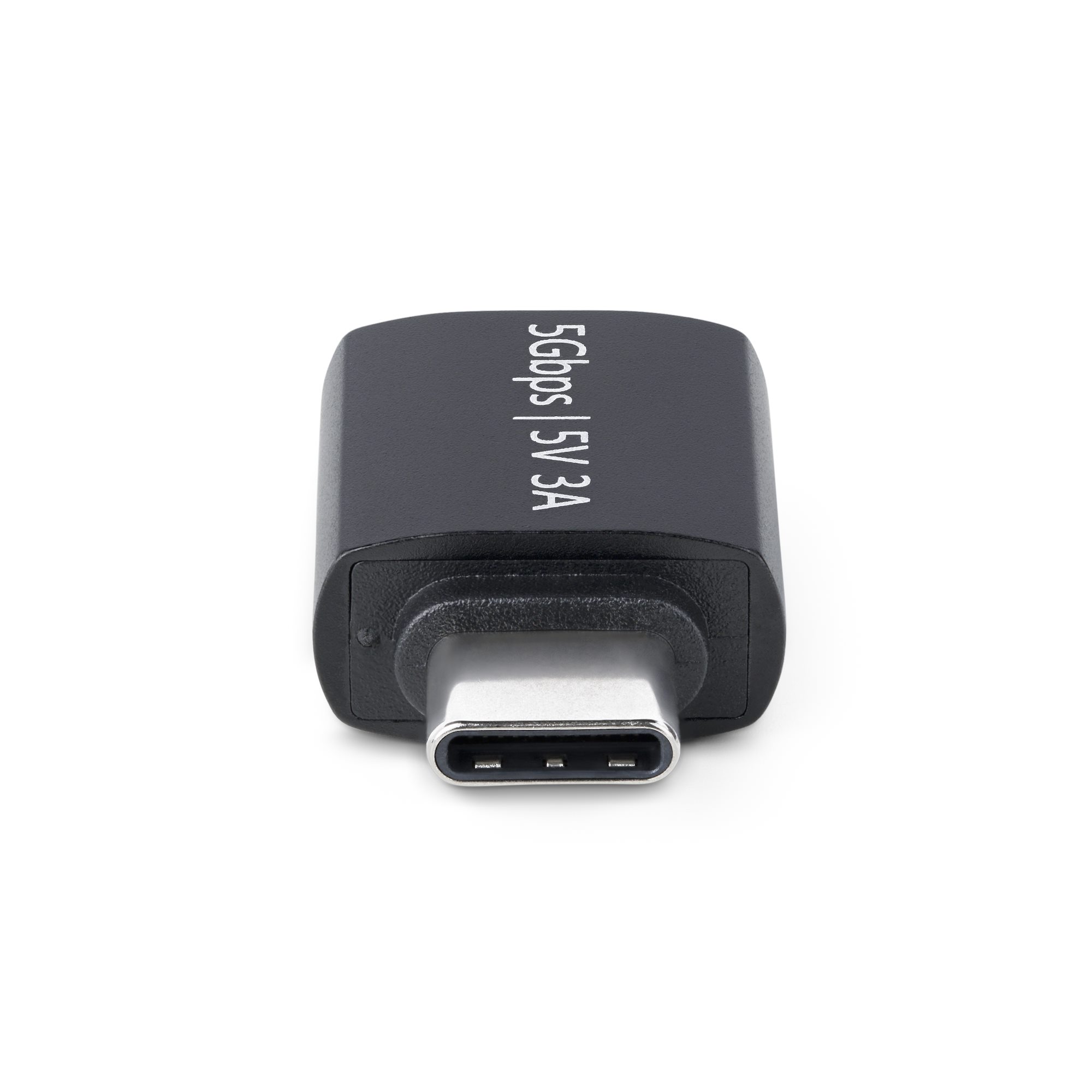 USB-C to USB-A Adapter, USB 5Gbps, 3A, USB-C Male to USB-A