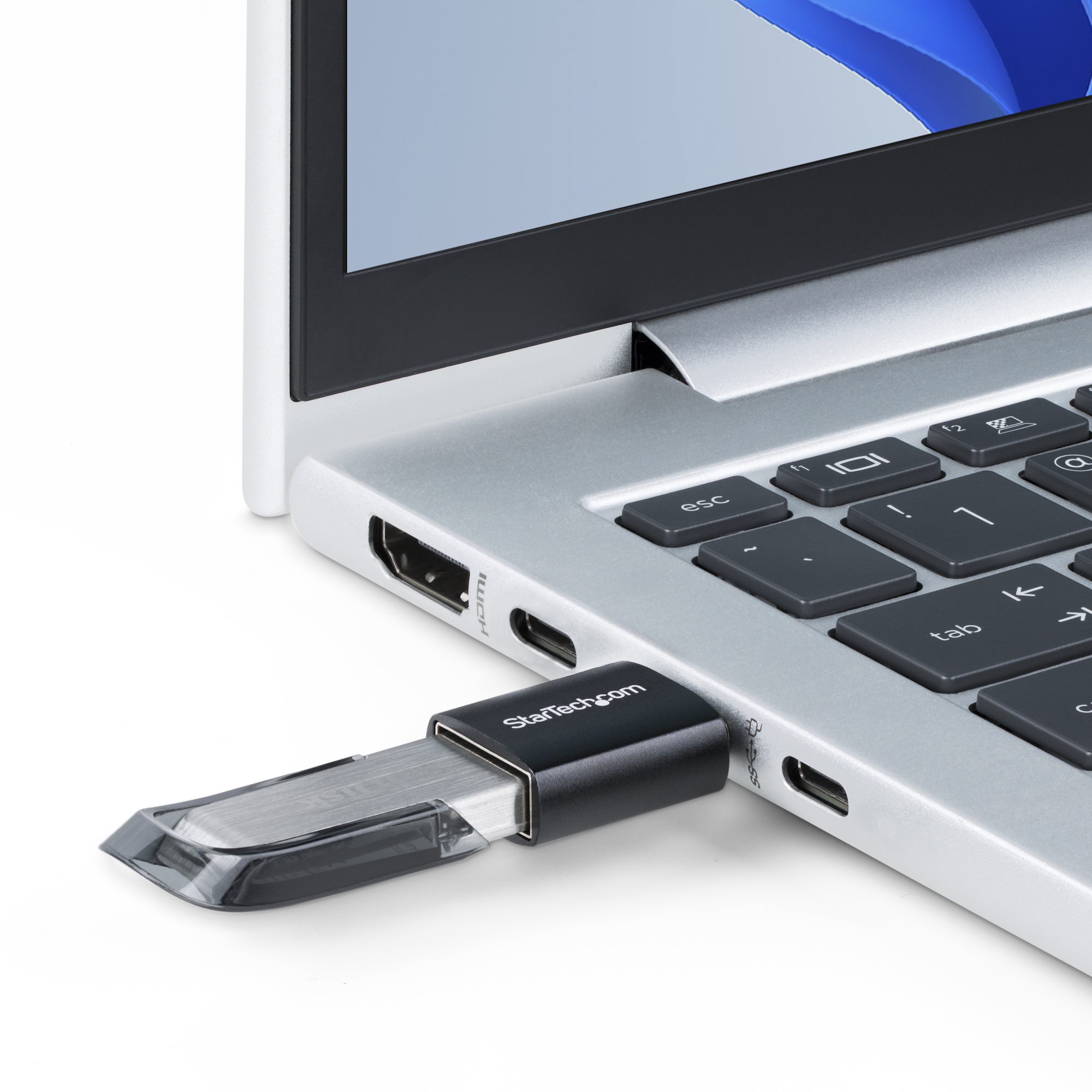 USB-C to USB-A Adapter, USB 5Gbps, 3A, USB-C Male to USB-A