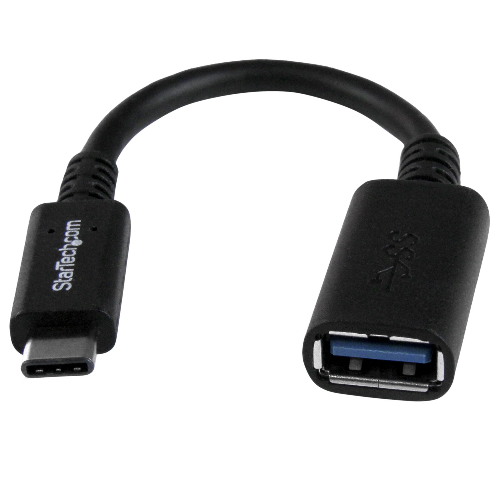 Câble OTG USB-C Vers USB-A Pour Honor Magic5 Pro - Transfert 5 Gbit/s, Nylon Tressé, 19 Cm