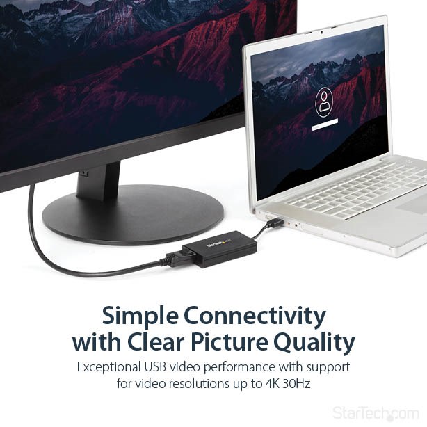 USB 3.0接続DisplayPort変換アダプタ Ultra HD 4K対応 - USBビデオ