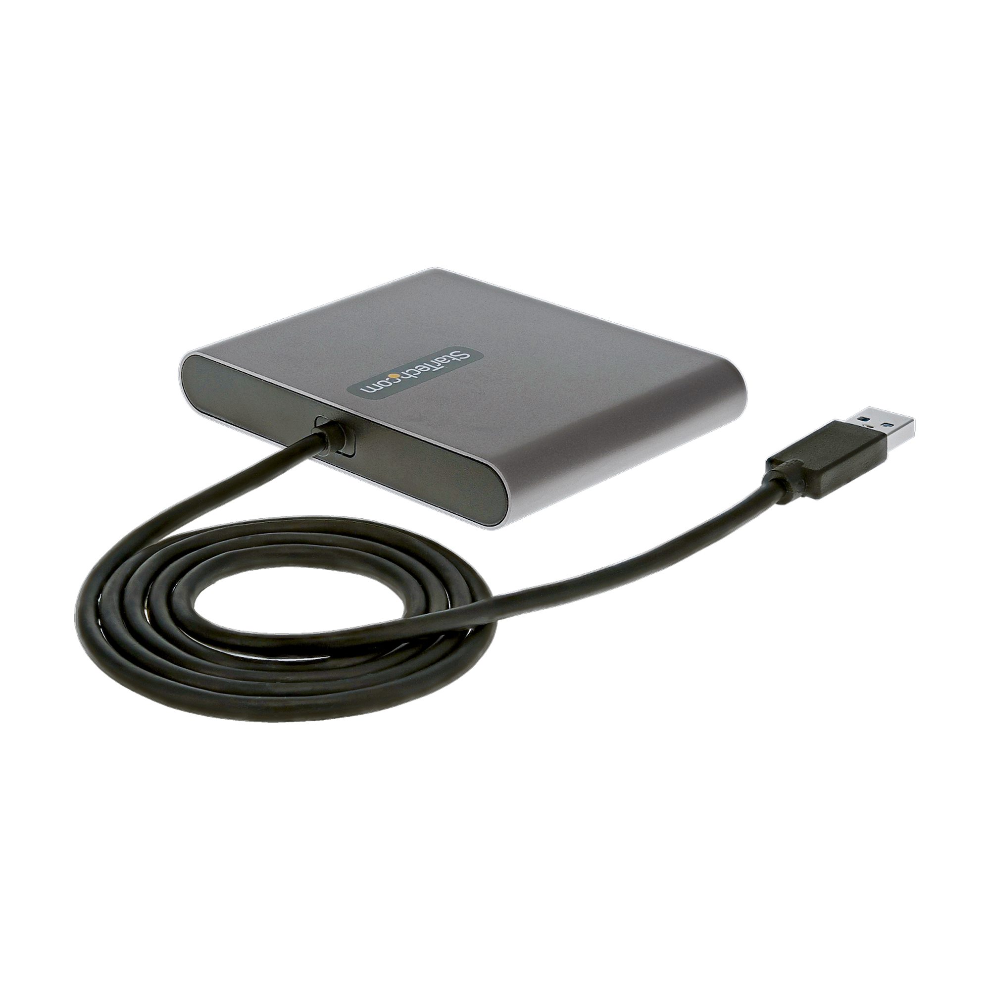 USB 3.0 - 4x HDMIディスプレイ変換アダプタ／クアッドモニタ - USB