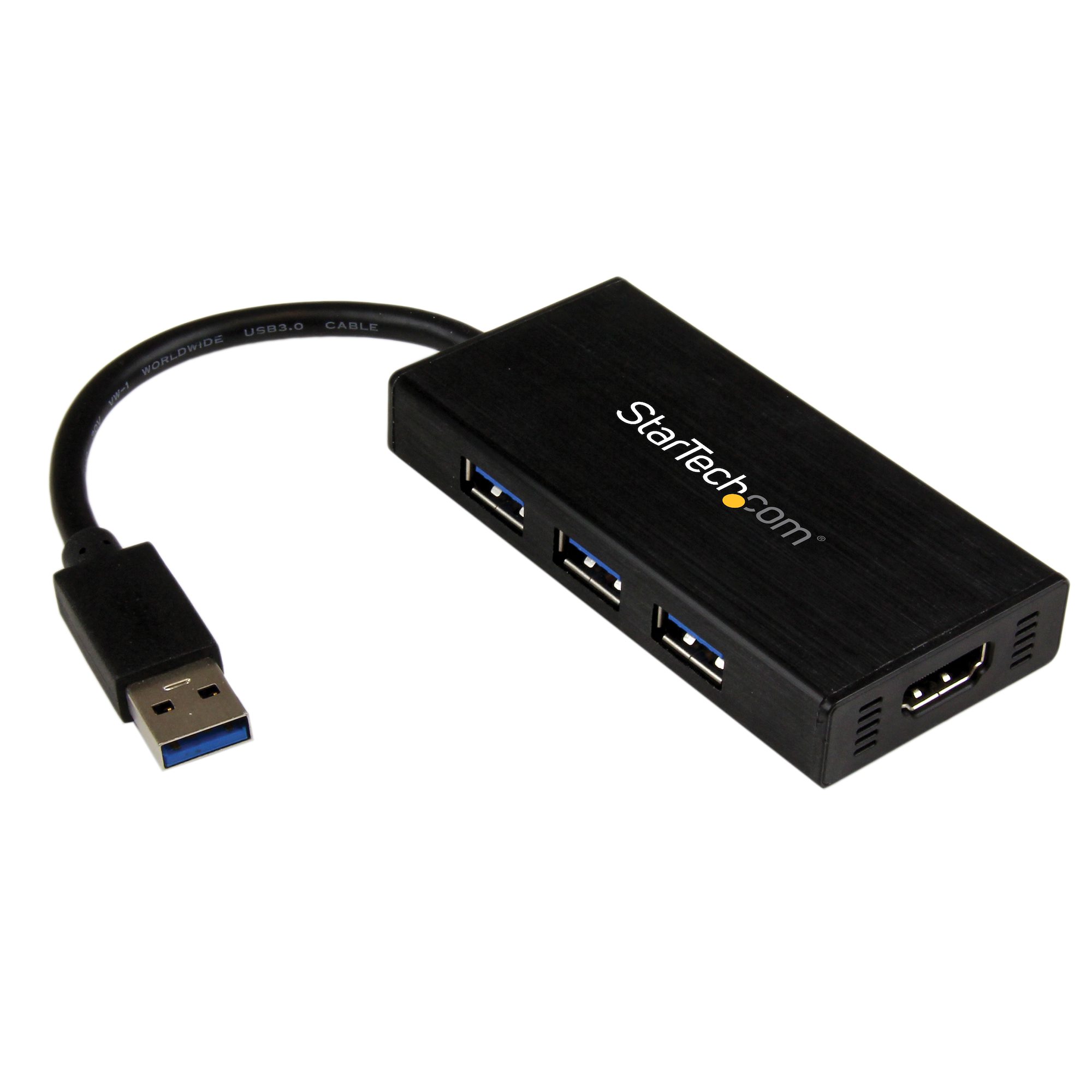 Adaptateur USB 3.0 Vers HDMI JZK - Double écran Facile, Full HD 1080P, Pour Windows - Idéal Télétravail, Présentation, Jeux