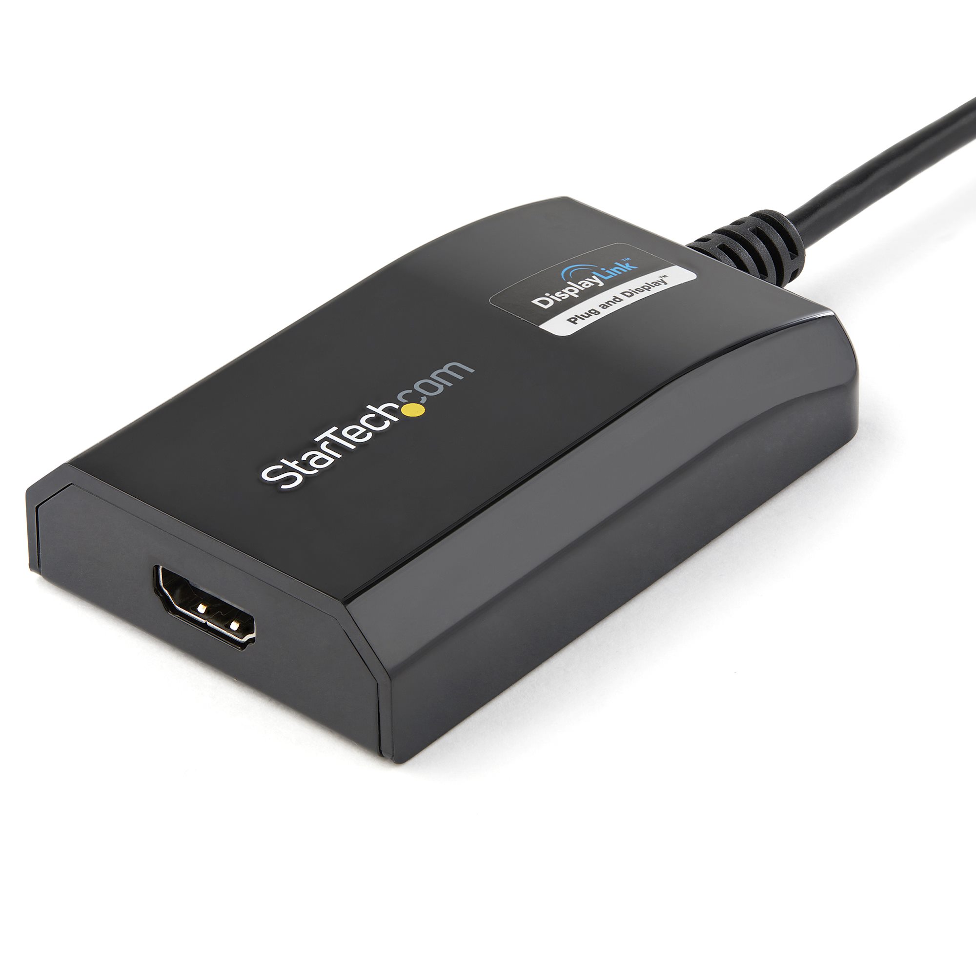 StarTech.com Adaptateur USB 3.0 vers HDMI - 1x 4K 30Hz & 1x 1080p - Carte  vidéo et graphique externe - Adaptateur d'affichage double moniteur USB-A  vers HDMI - Compatible Windows (USB32HD2) 