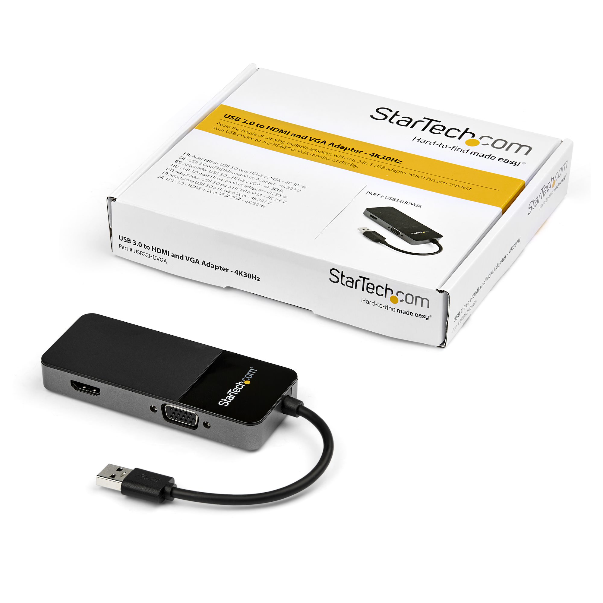 StarTech USB32DVIPRO　USB 3.0-DVI  VGA変換アダプタ 外付けディスプレイ増設アダプタ - 2