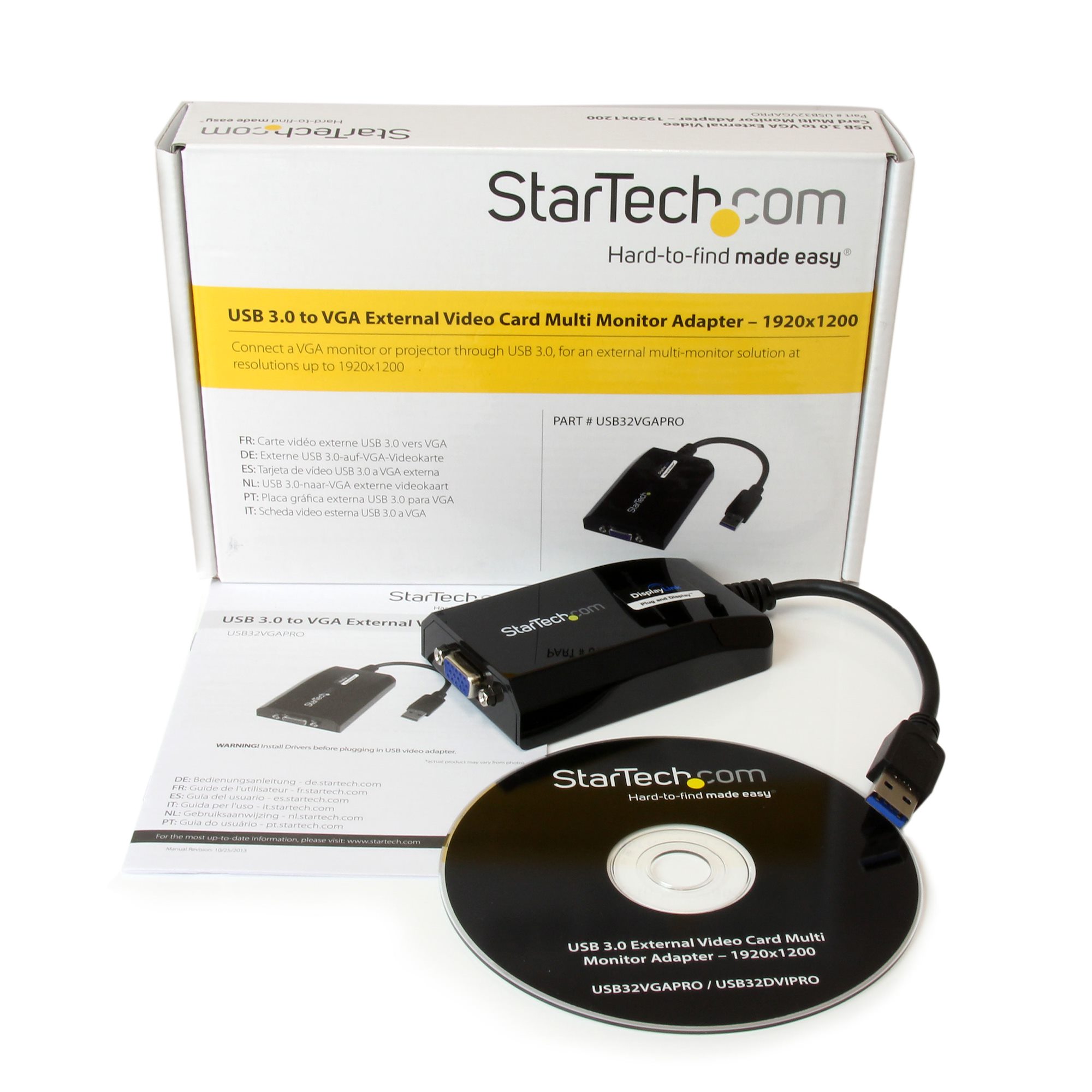 在庫大人気 StarTech USB32VGAPRO(ブラック) VGA変換アダプタ ECカレント 通販 PayPayモール 