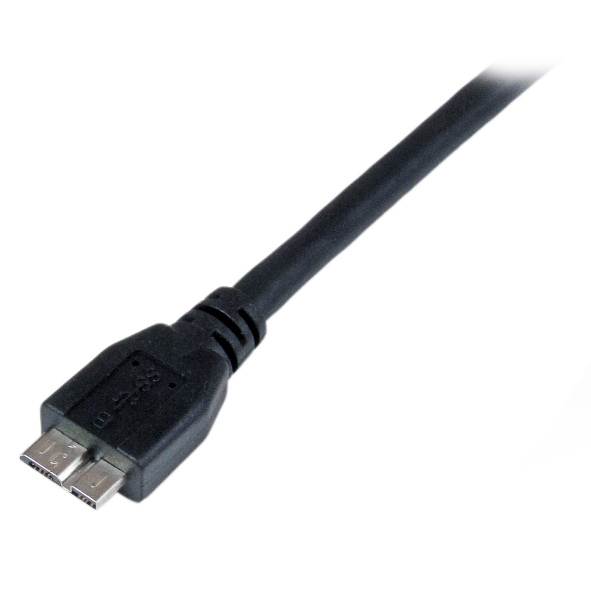 1m IF認証 USB 3.0ケーブル（A - Micro-B） オス/オス - USB 3.0