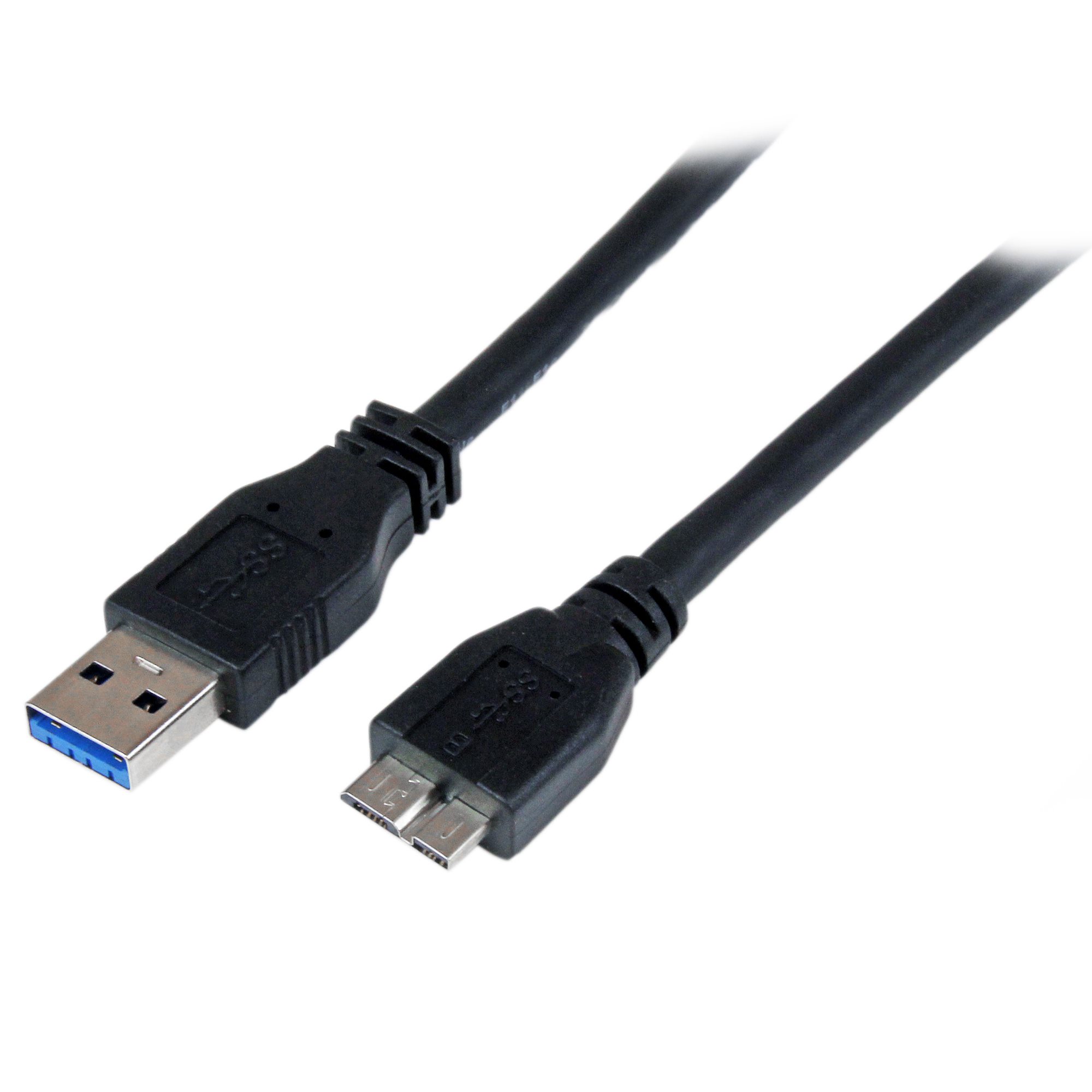 Verniel West Discipline 1m 3 ft Certified USB 3.0 Micro B cable - USB 3.0 Cables | StarTech.com