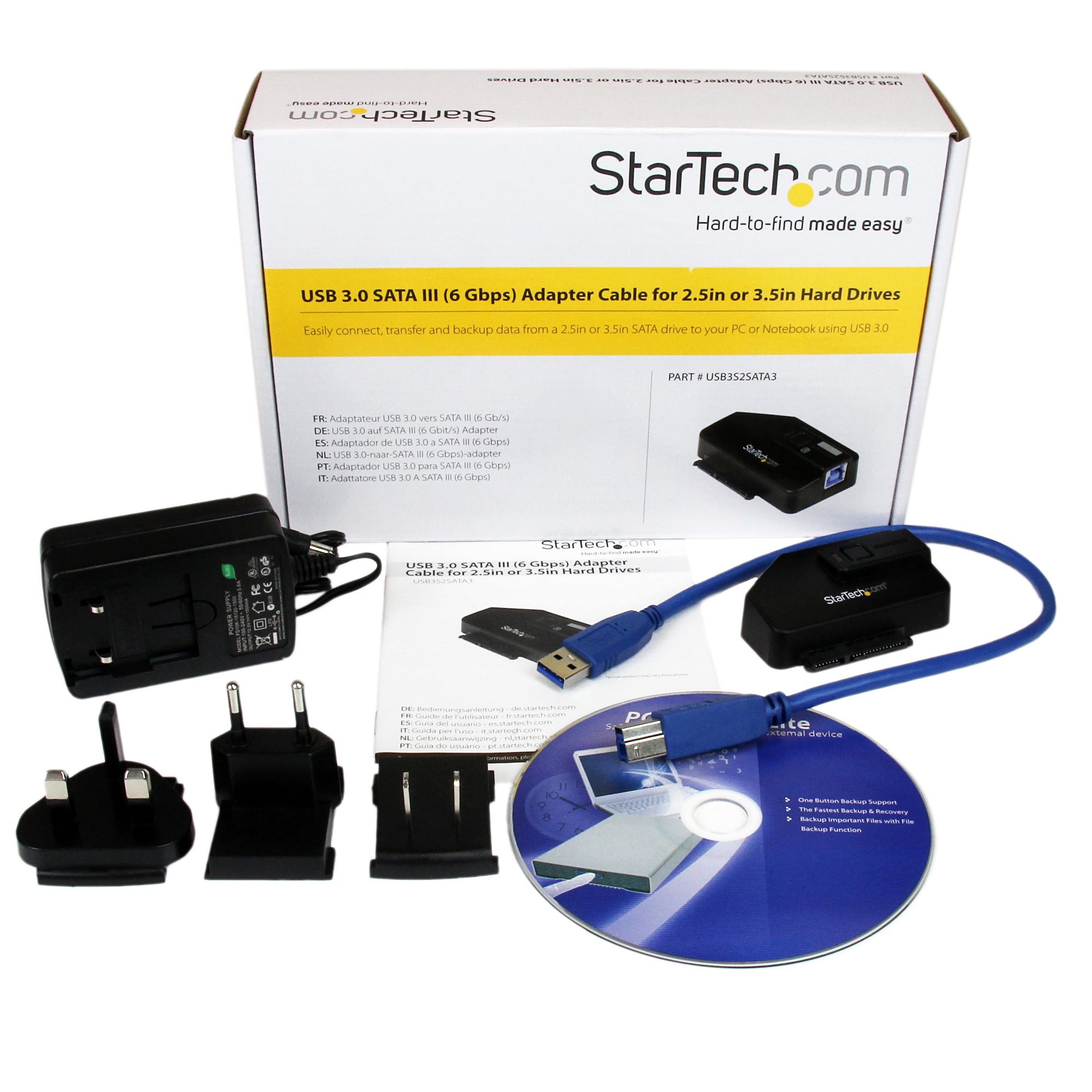 Startech : BOITIER USB 3.0 pour disque DUR SATA III / IDE de 2 5 - UASP