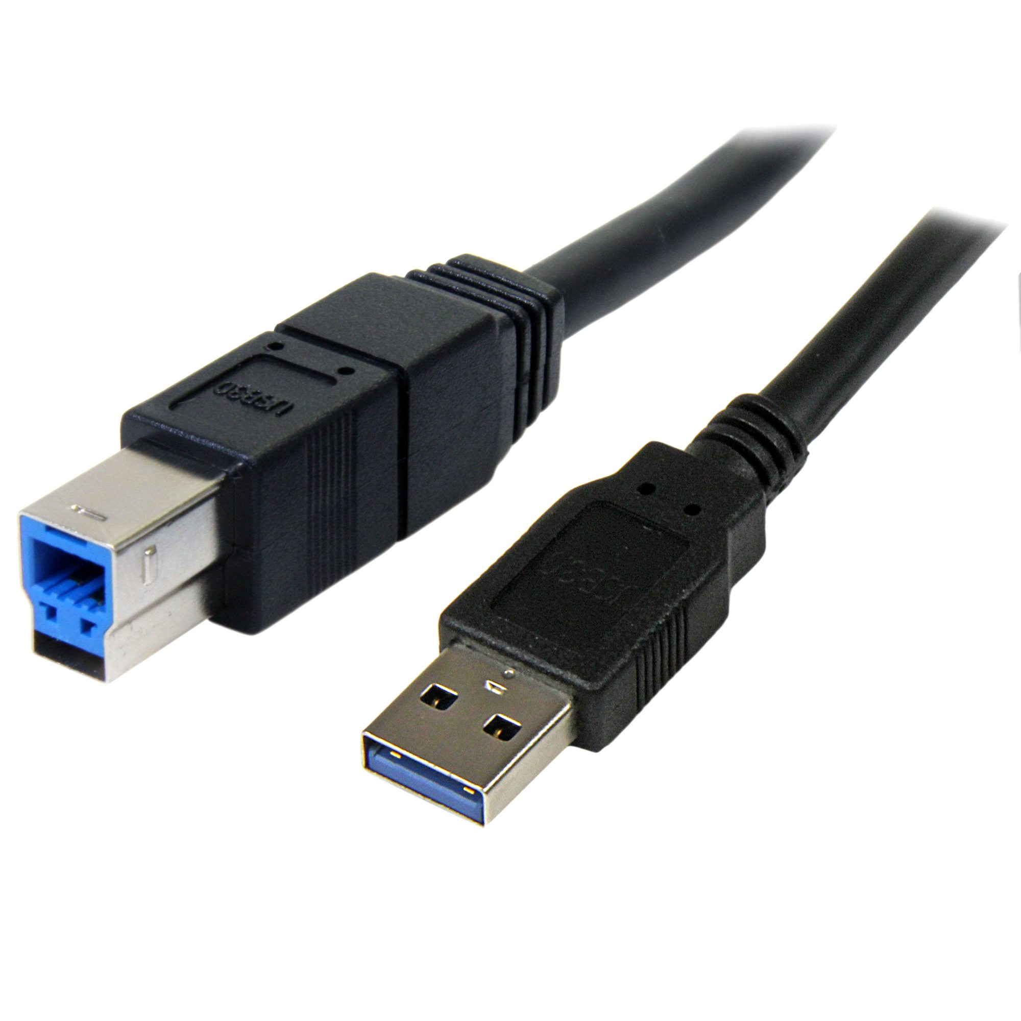 mor vejr Stille 3m Black SuperSpeed USB 3.0 Cable A to B - USB 3.0 Cables | StarTech.com  Europe