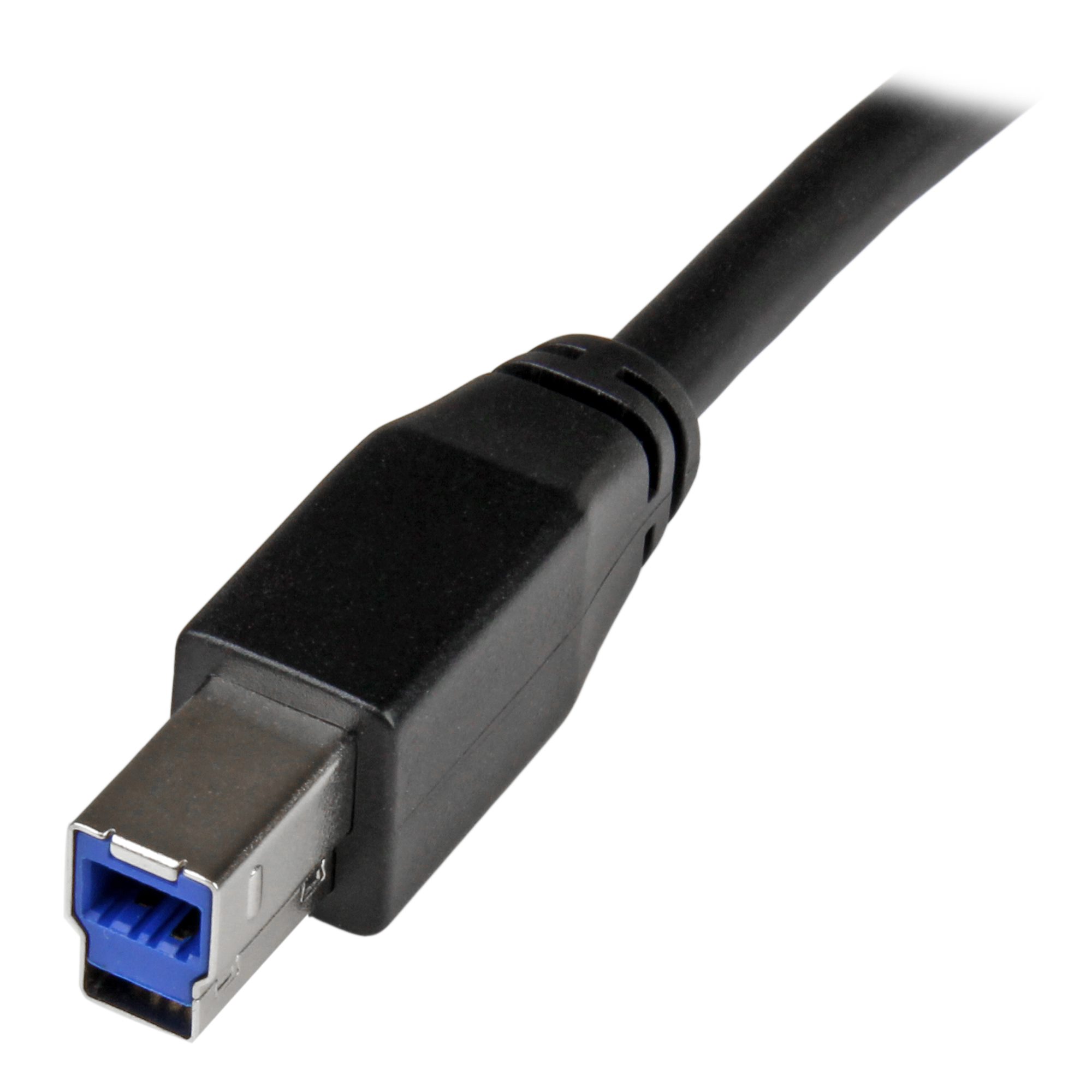 Geleend zwaartekracht Rentmeester 15ft Active USB 3.0 USB-A to USB-B Cable - USB 3.0 Cables | StarTech.com