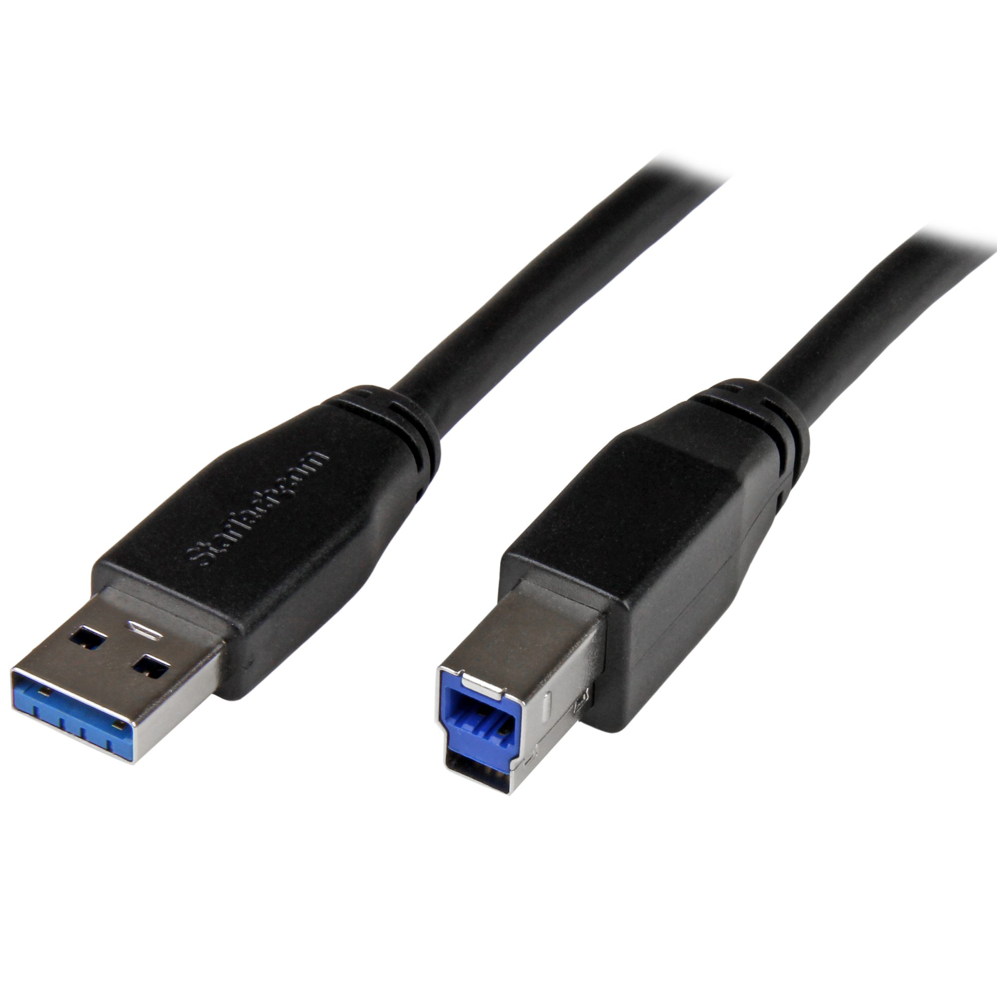 USB 3.0 アクティブリピーターケーブル 10m Type-A(オス) - Type-B 
