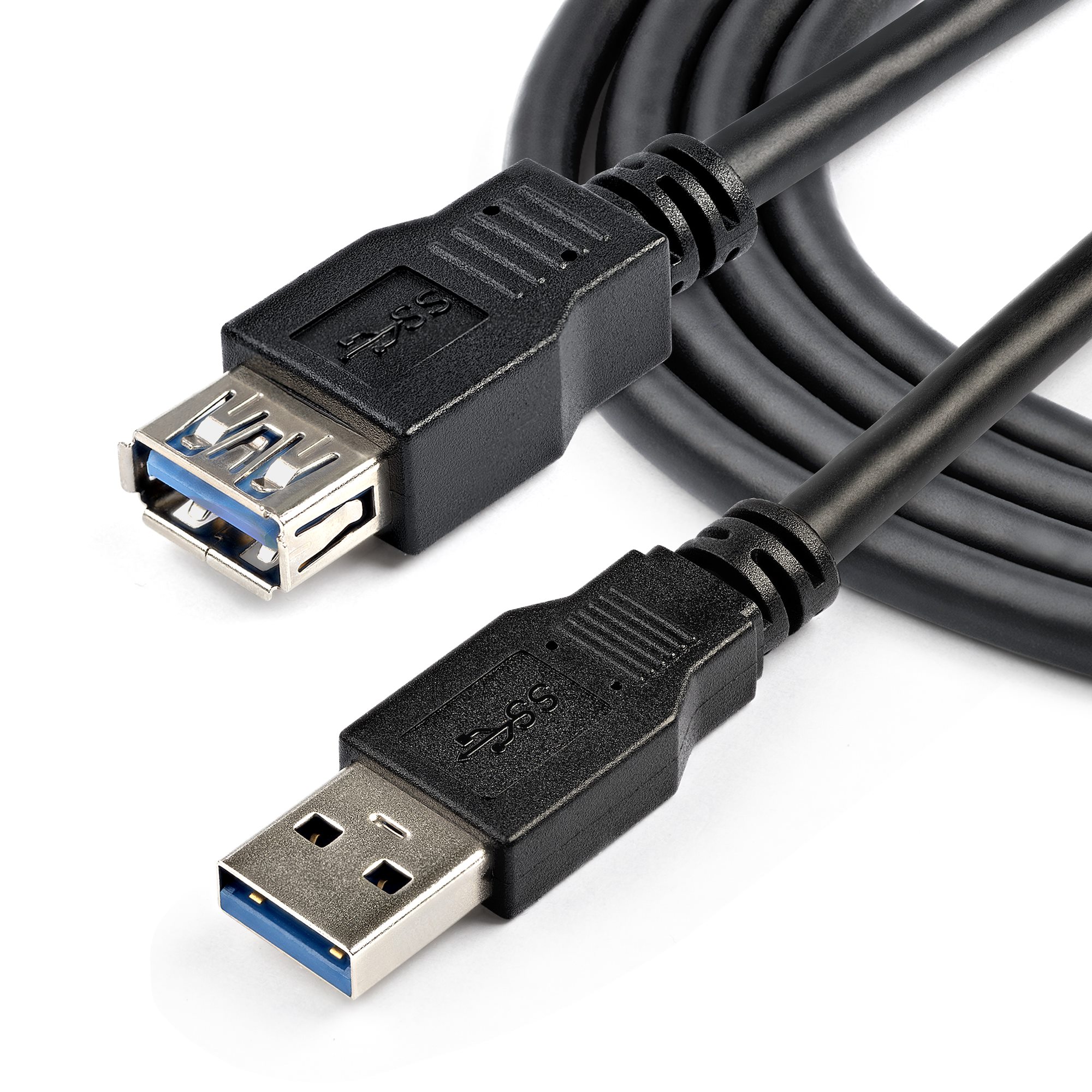 2m Black 3.0 Cable M/F - USB 3.0 | StarTech.com