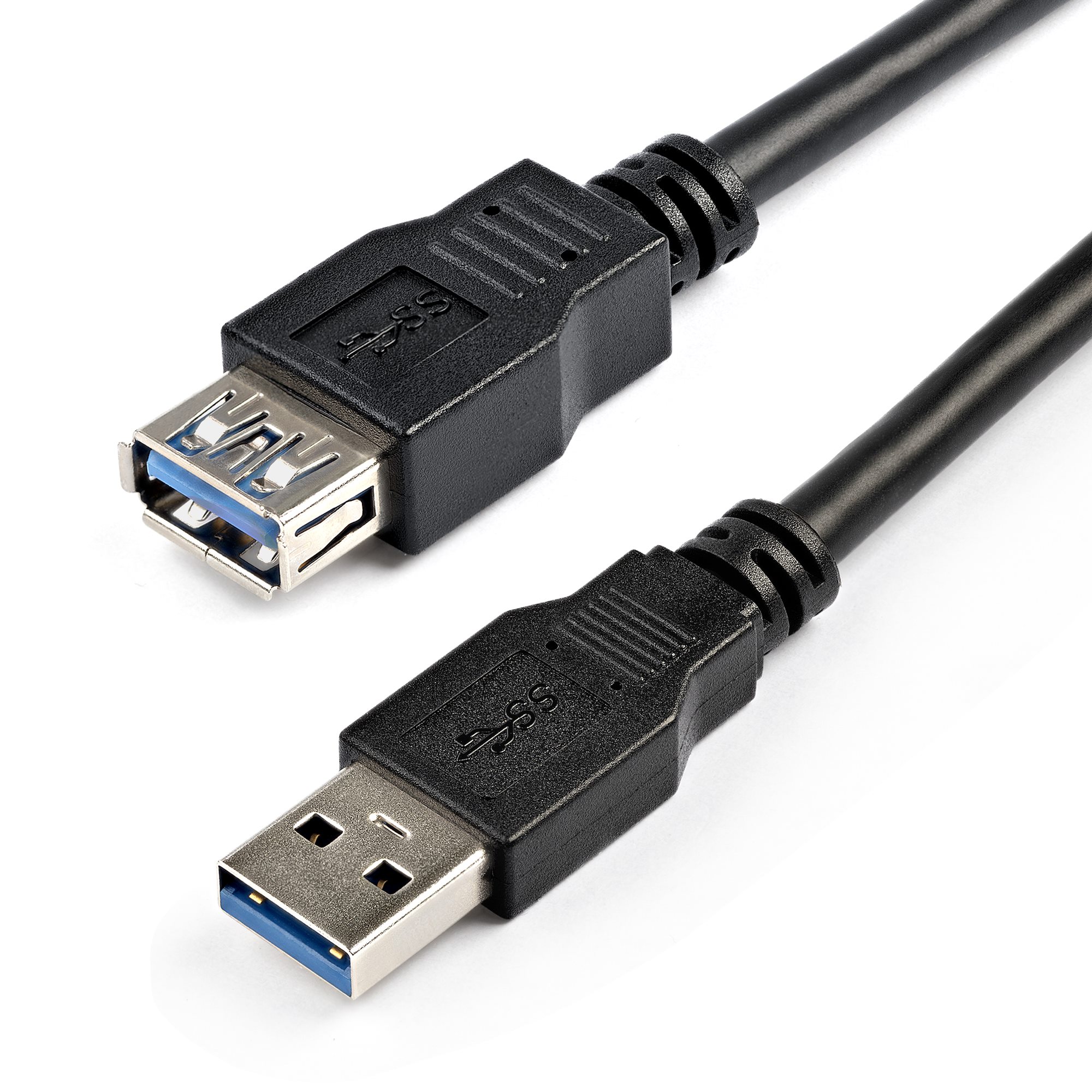 StarTech.com Cable adaptador de extensión USB 3.0 (5 Gbps) corto de 6  pulgadas (USB-A macho a USB-A hembra) - Cable de ahorro de puerto USB 3.2  Gen1 
