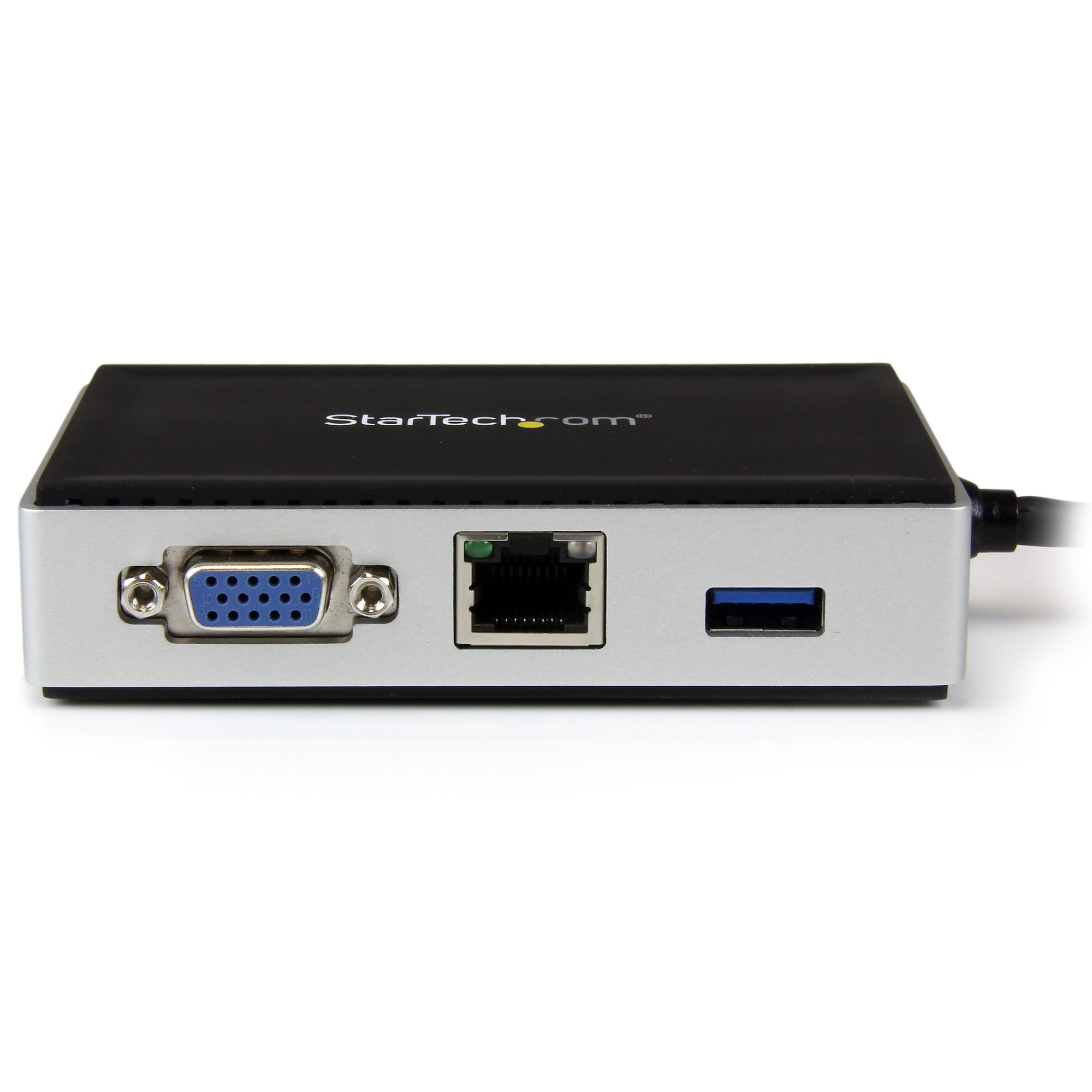 StarTech.com Station d'accueil USB 3.0 pour PC portable - Câble intégré -  Mini réplicateur de ports USB 3 - HDMI / VGA (USB3SMDOCKHV)