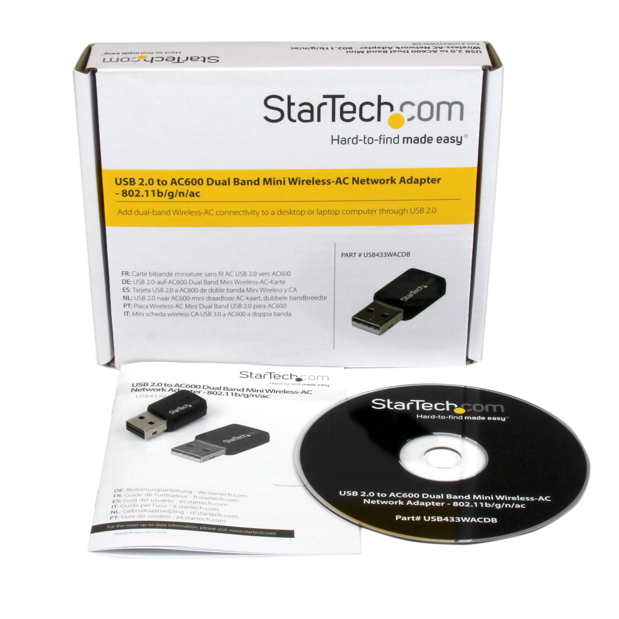 refuse Conquer Coping USB 2.0 Mini Wireless-AC Network Adapter - Wireless Network Adapters |  StarTech.com