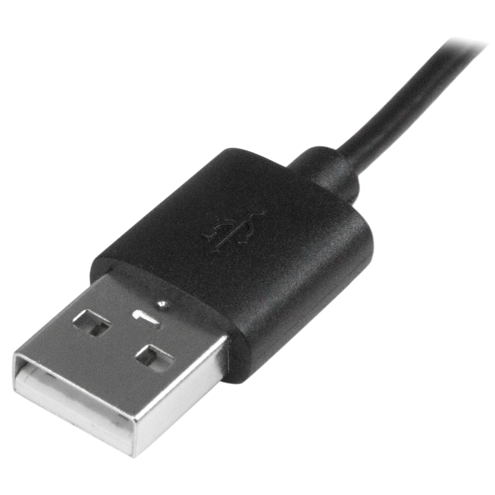 Cable USB a Micro USB con Interruptor On/Off indicador luz LED