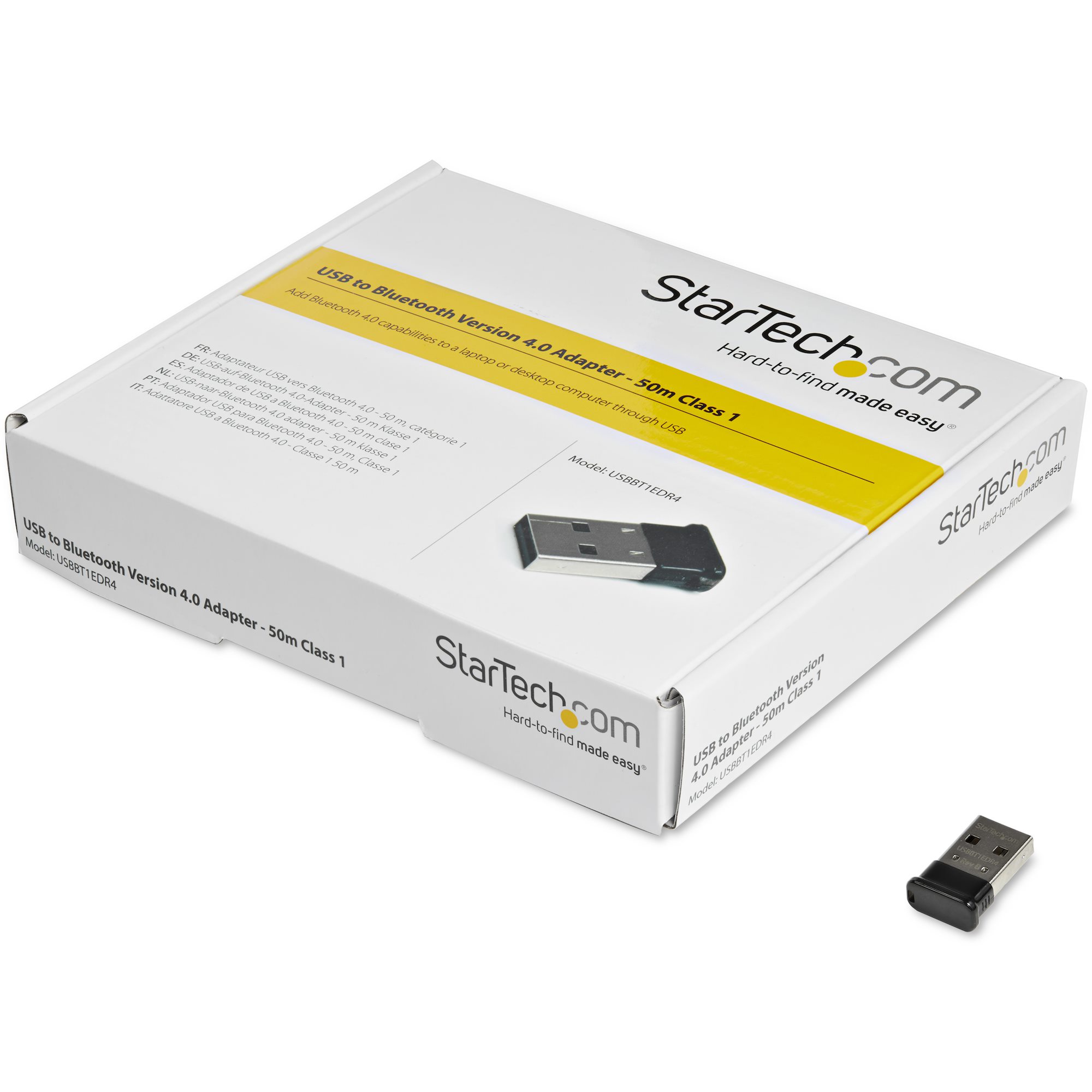 EdBerk74 Mini Adaptador USB CSR Modo Dual Inalámbrico V4.0 EDR Dongle Transmisor USB para Windows 7 8 10 PC portátil 
