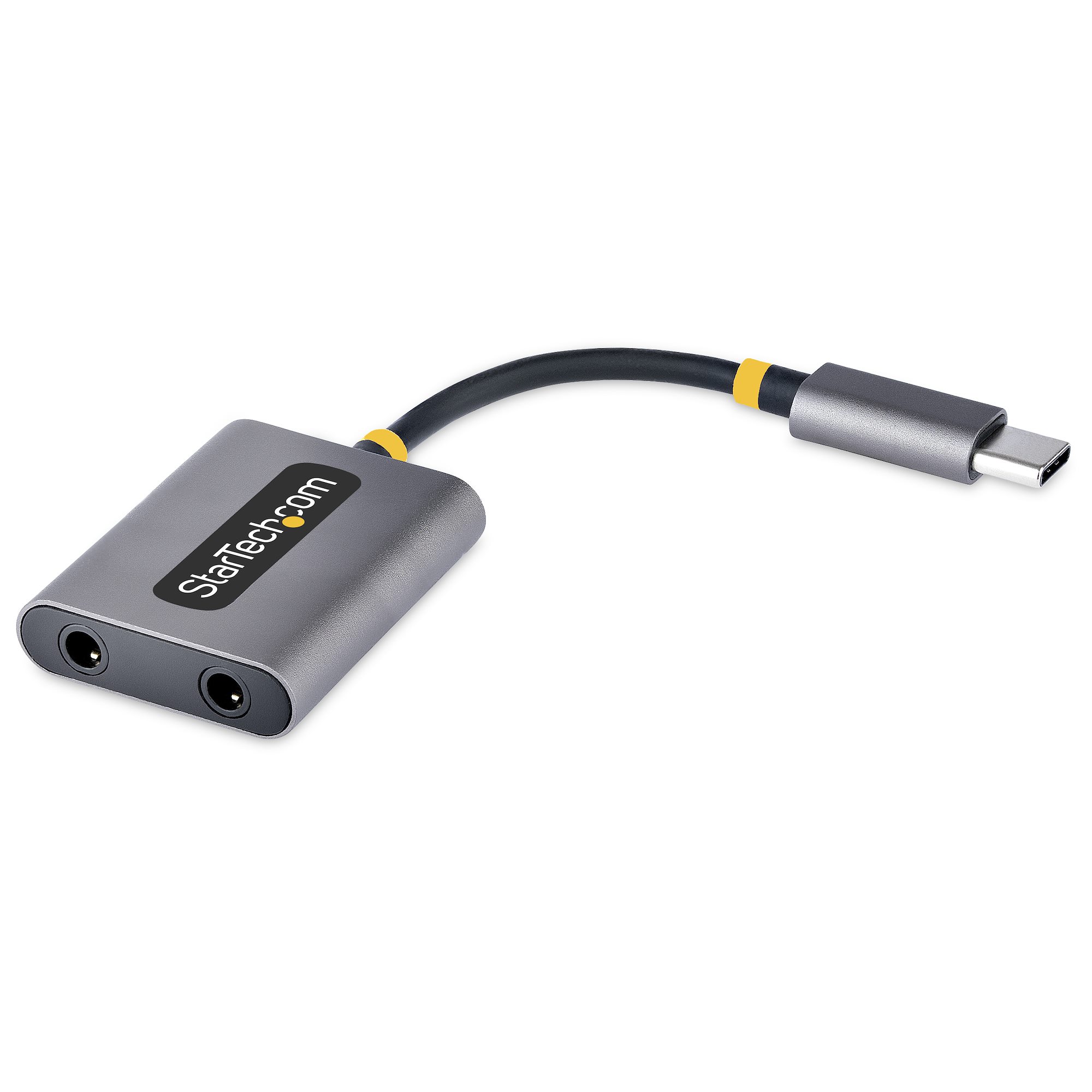 Opsætning Påstand Forebyggelse USB-C Headphone Splitter/Dongle with Mic - Audio Cables and Adapters |  StarTech.com
