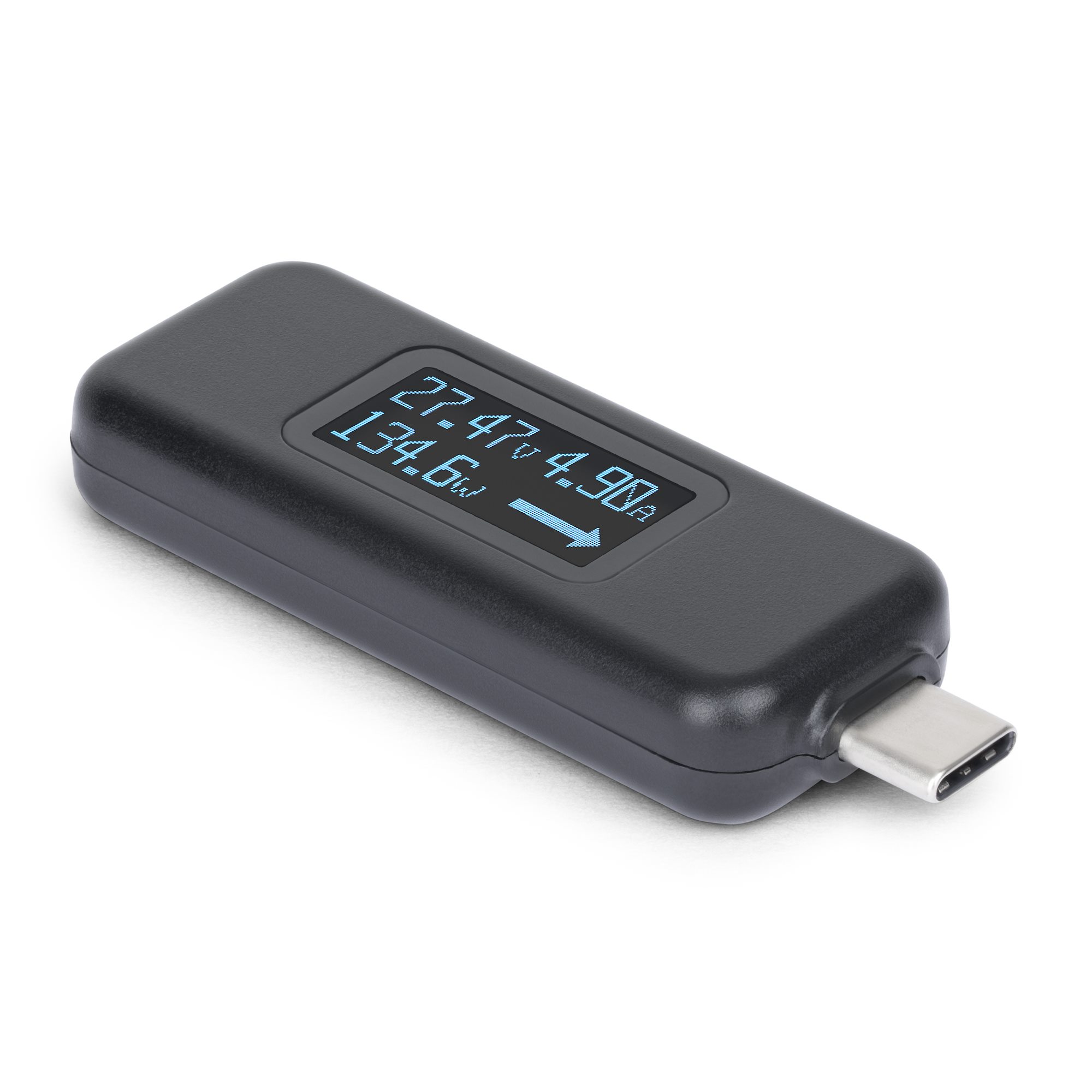 USB-C電流電圧チェッカー／双方向／240W PD EPR／DP Altモード