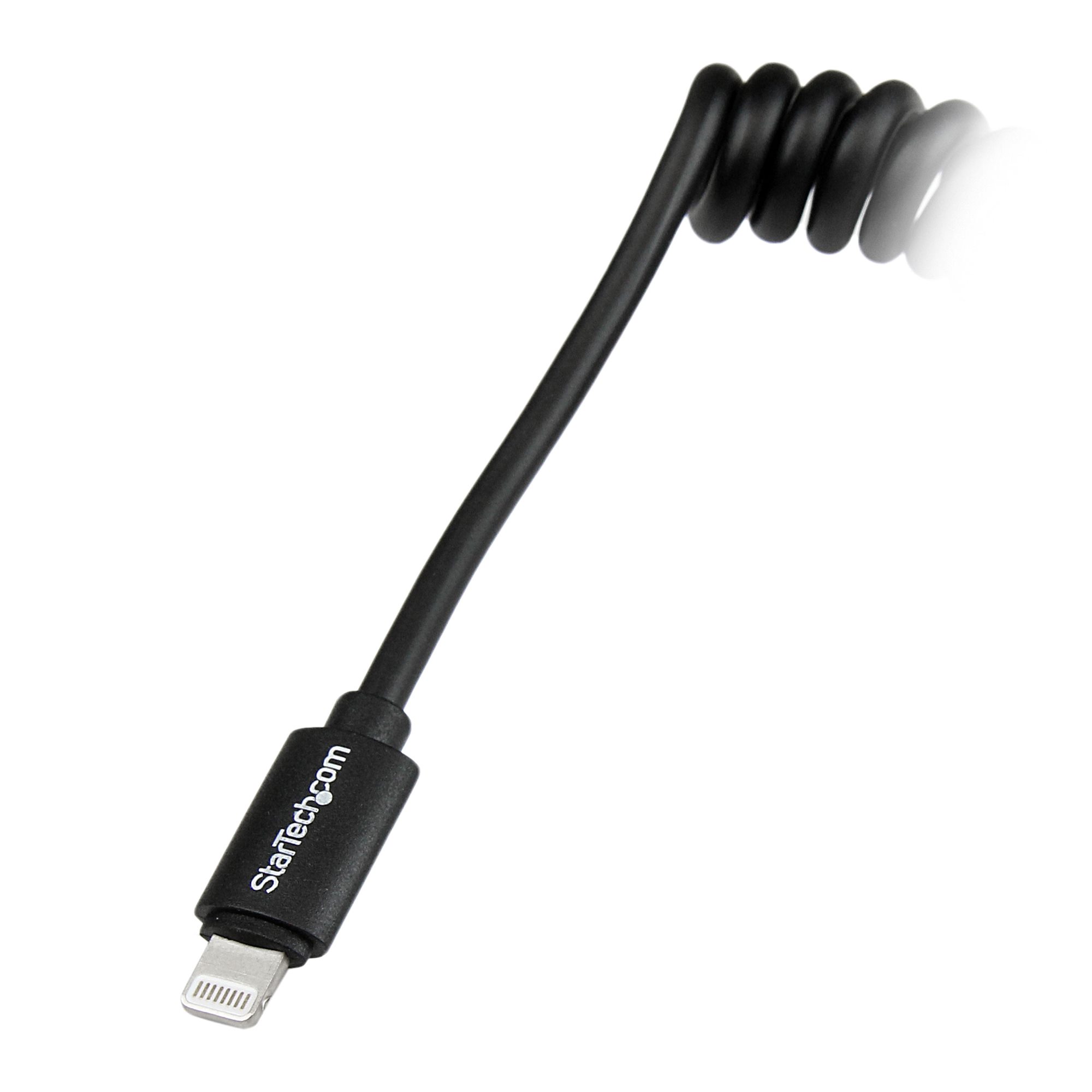 SBS Spiral - Câble USB-A vers Apple Lightning MFI 1 mètre - Noir 1-7321146  