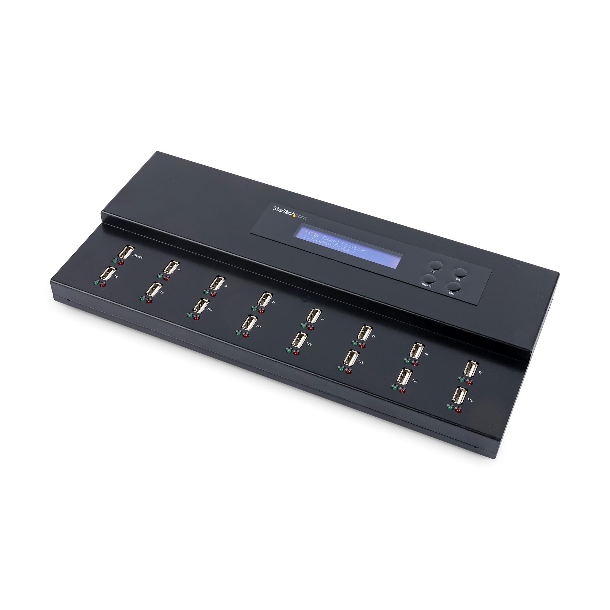 DOD Compliant Flash Media Storage Cloner & Eraser EZ Dupe Pantera 1 to 15 USB Duplicator