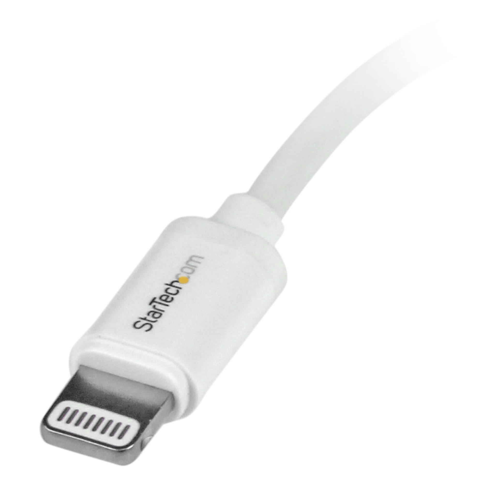 StarTech.com Câble USB vers Lightning de 50cm - Certifié Mfi - Adaptateur USB  Lightning Noir, Gaine durable en TPE - Cordon Chargeur Iphone/Lightning  Spiralé en Fibre Aramide - Câble USB pour Iphone