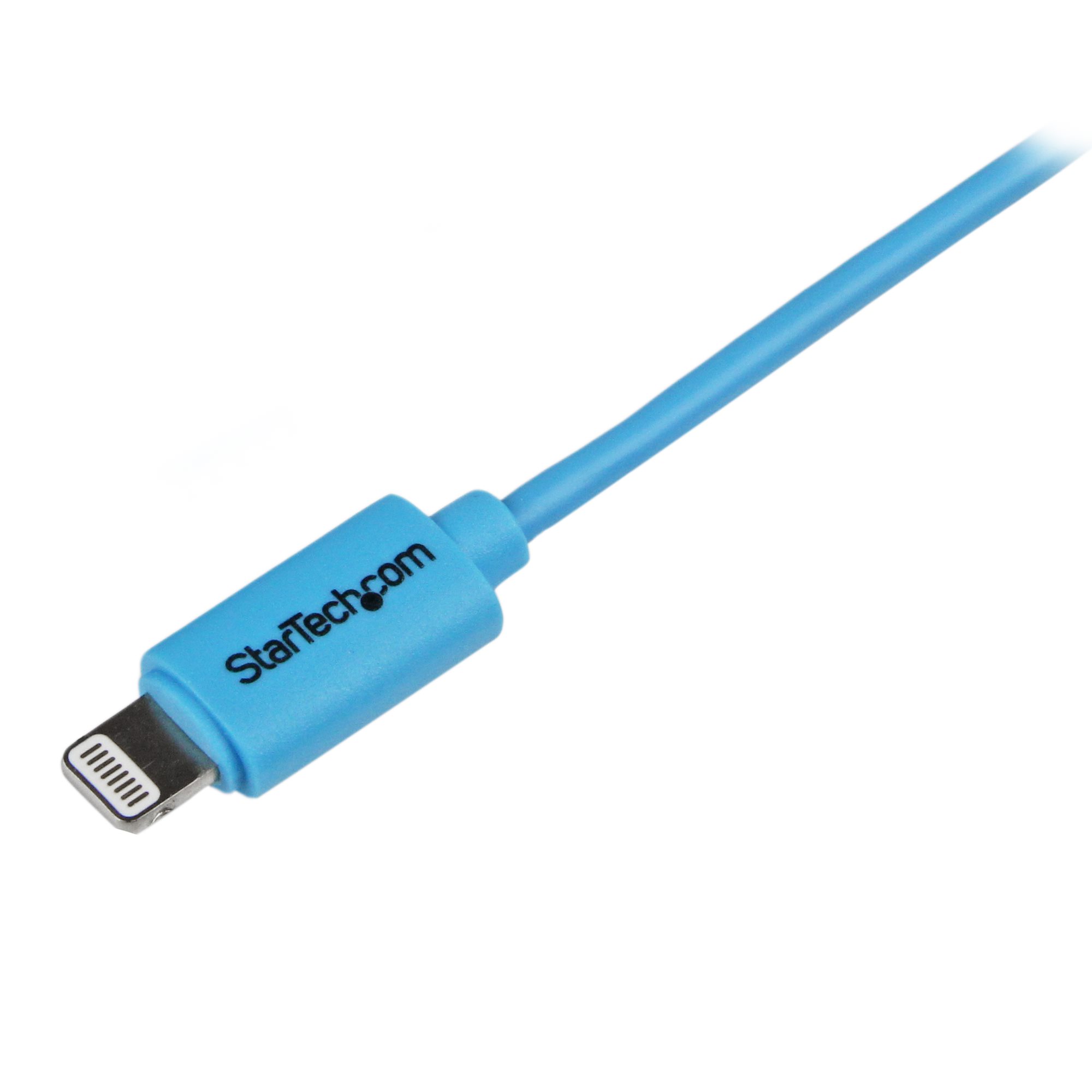 1m Blue 8-pin Lightning to USB Cable - Lightning Cables 