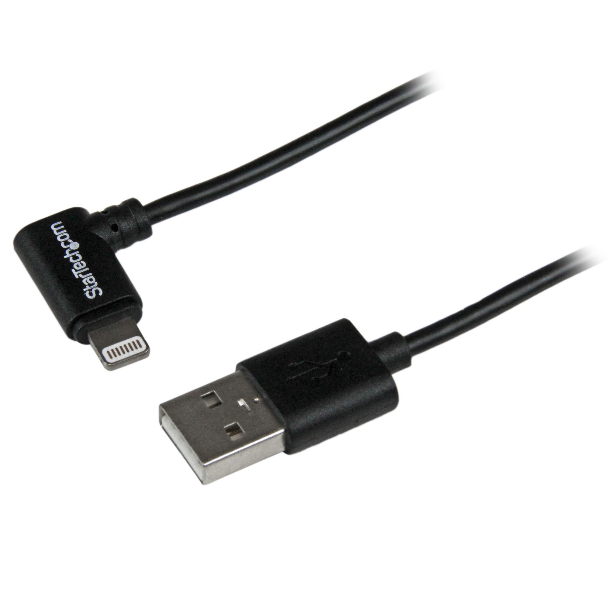 Cable Lightning de 8 Pin a USB A 2.0 para iPod, iPhone y iPad, 1m. Color  Negro.