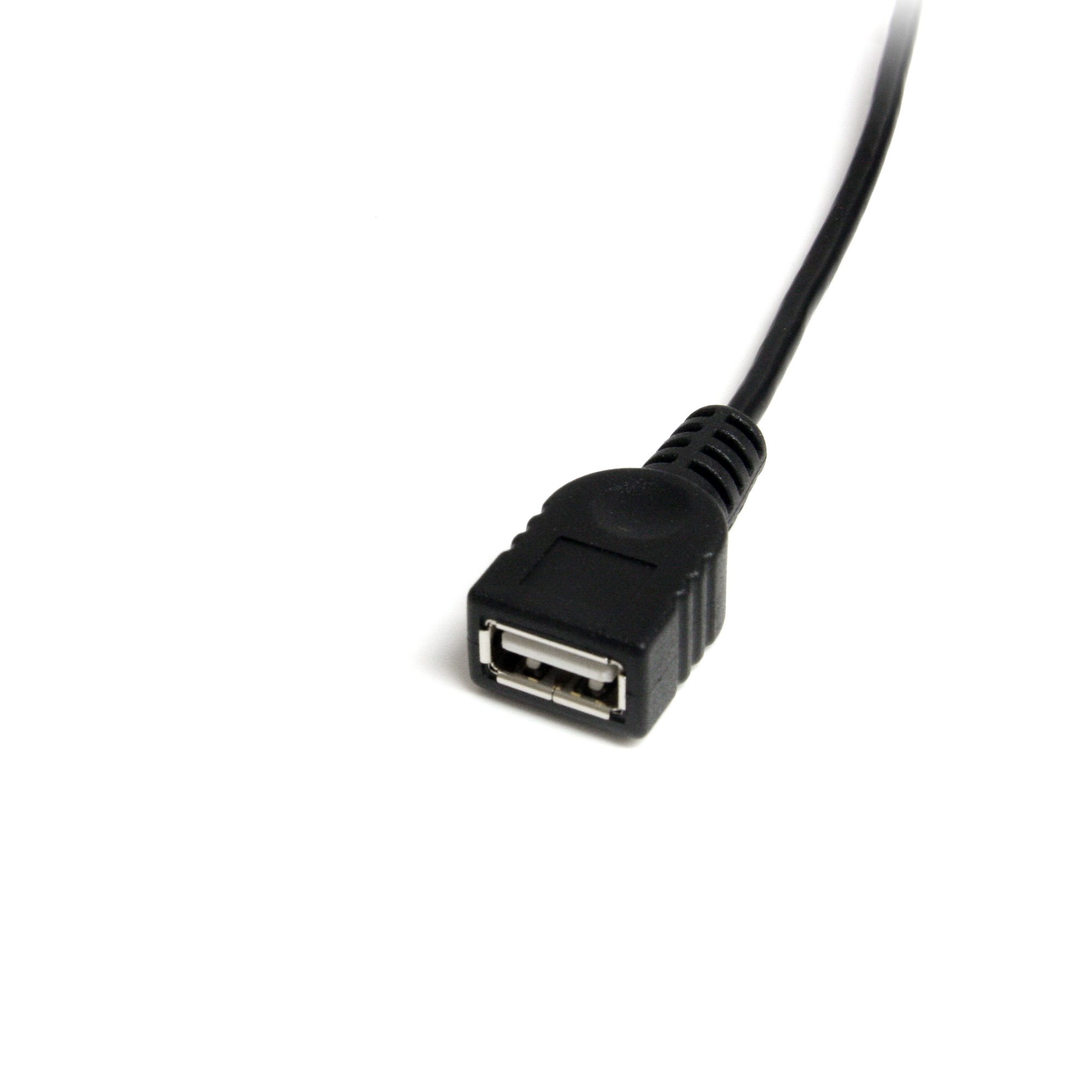 Innov8 Mini USB 5-Pin To USB-A 2.0 Male Data & Charging Cable – 0.3m / 30cm – Black