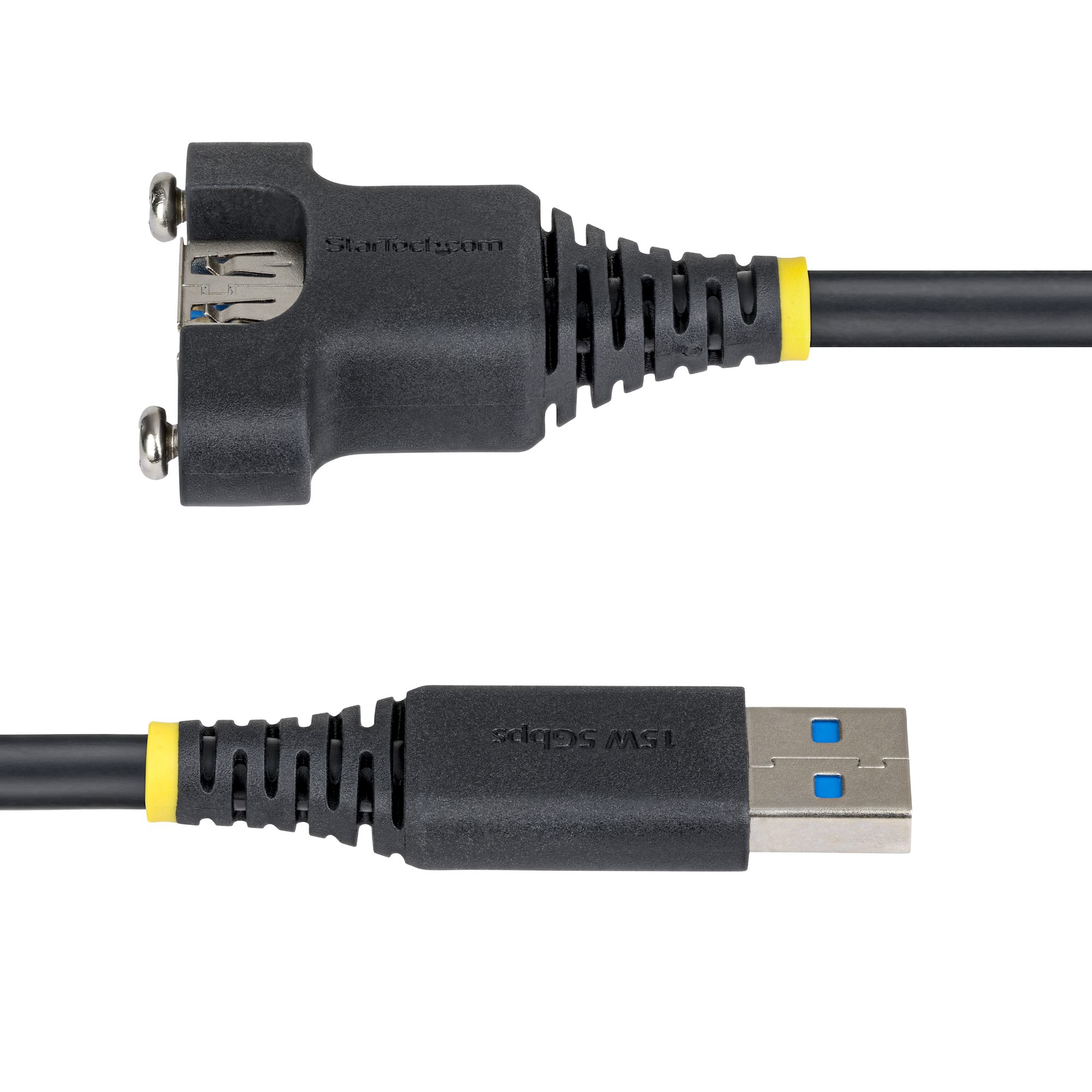 2m パネルマウント用USBケーブル、USB-Aオス-メス延長ケーブル