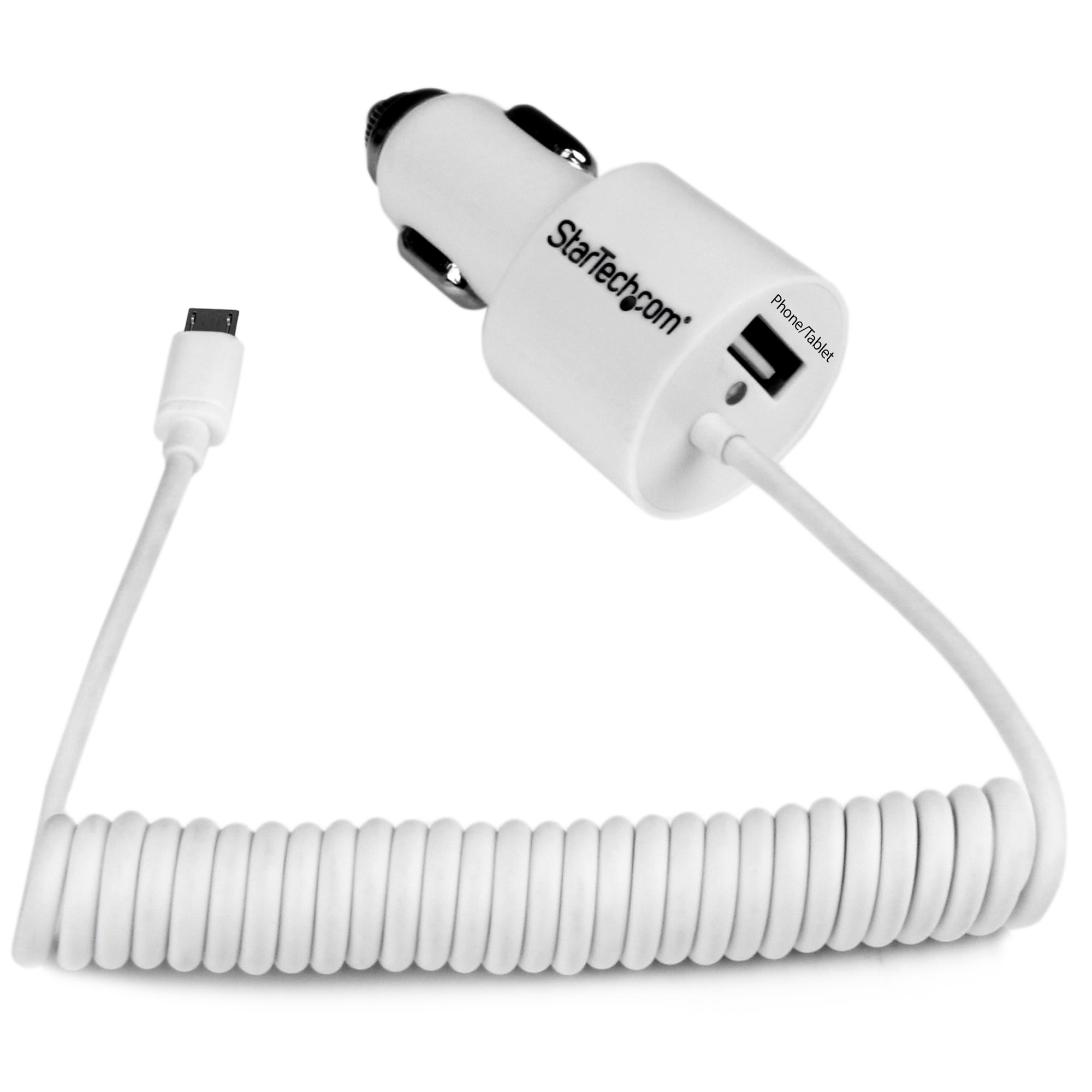 Sonic, Cargador USB para coche (8422), Blanco