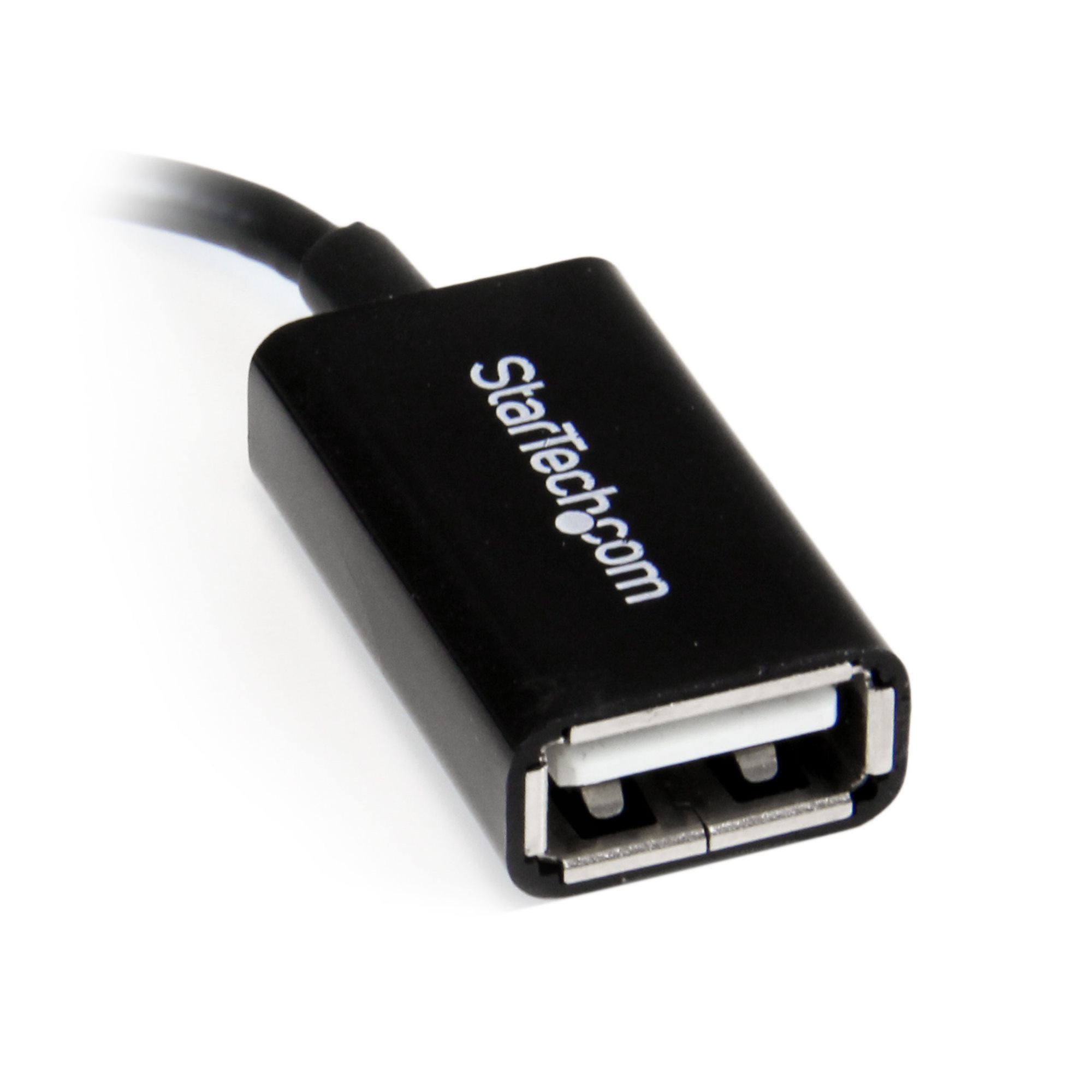 Cable Adaptateur Micro USB OTG Host Coudé Angle Droit pour smartphones tablettes 