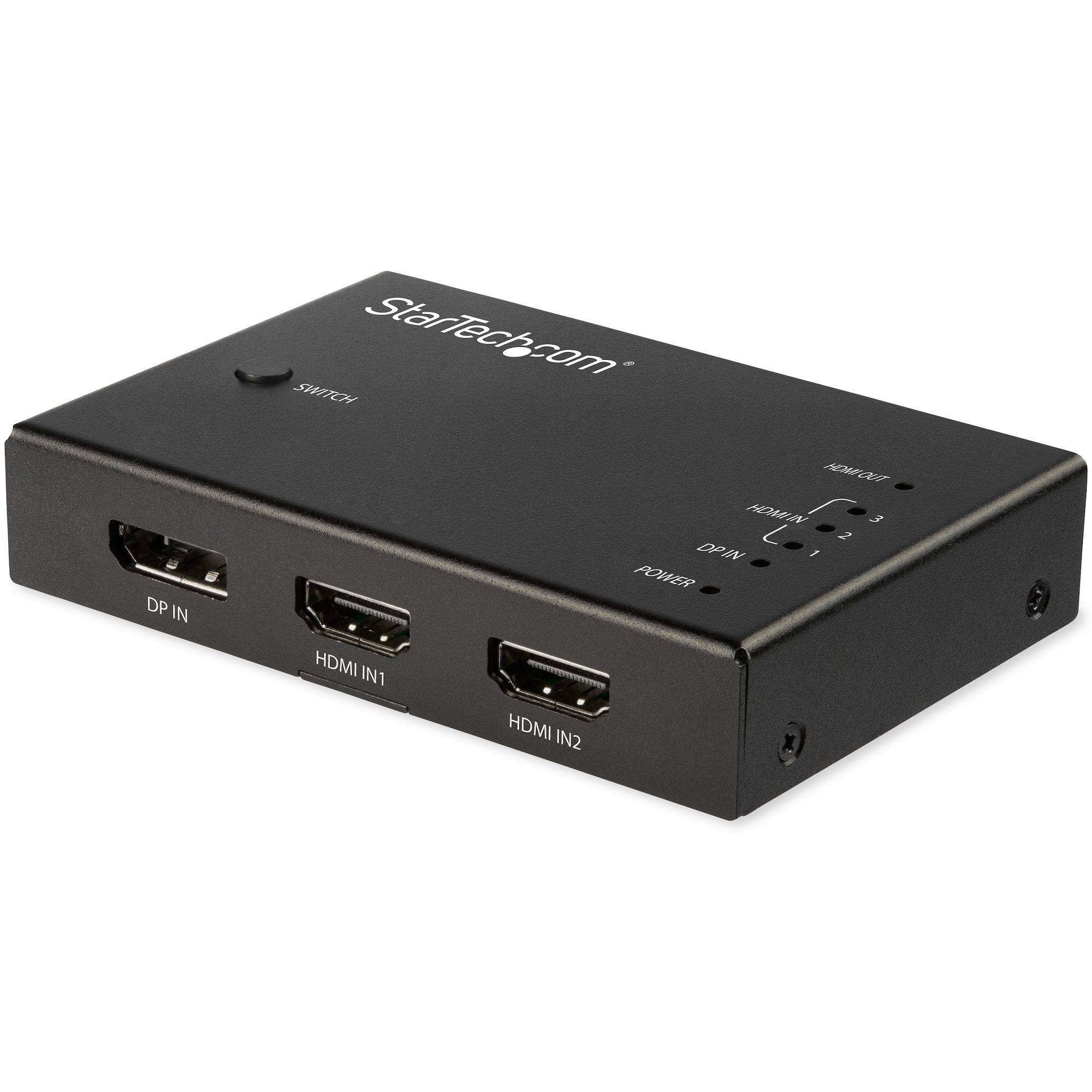 Switch commutateur HDMI 4K 60 Hz à 4 entrées - 3x HDMI 1x DisplayPort