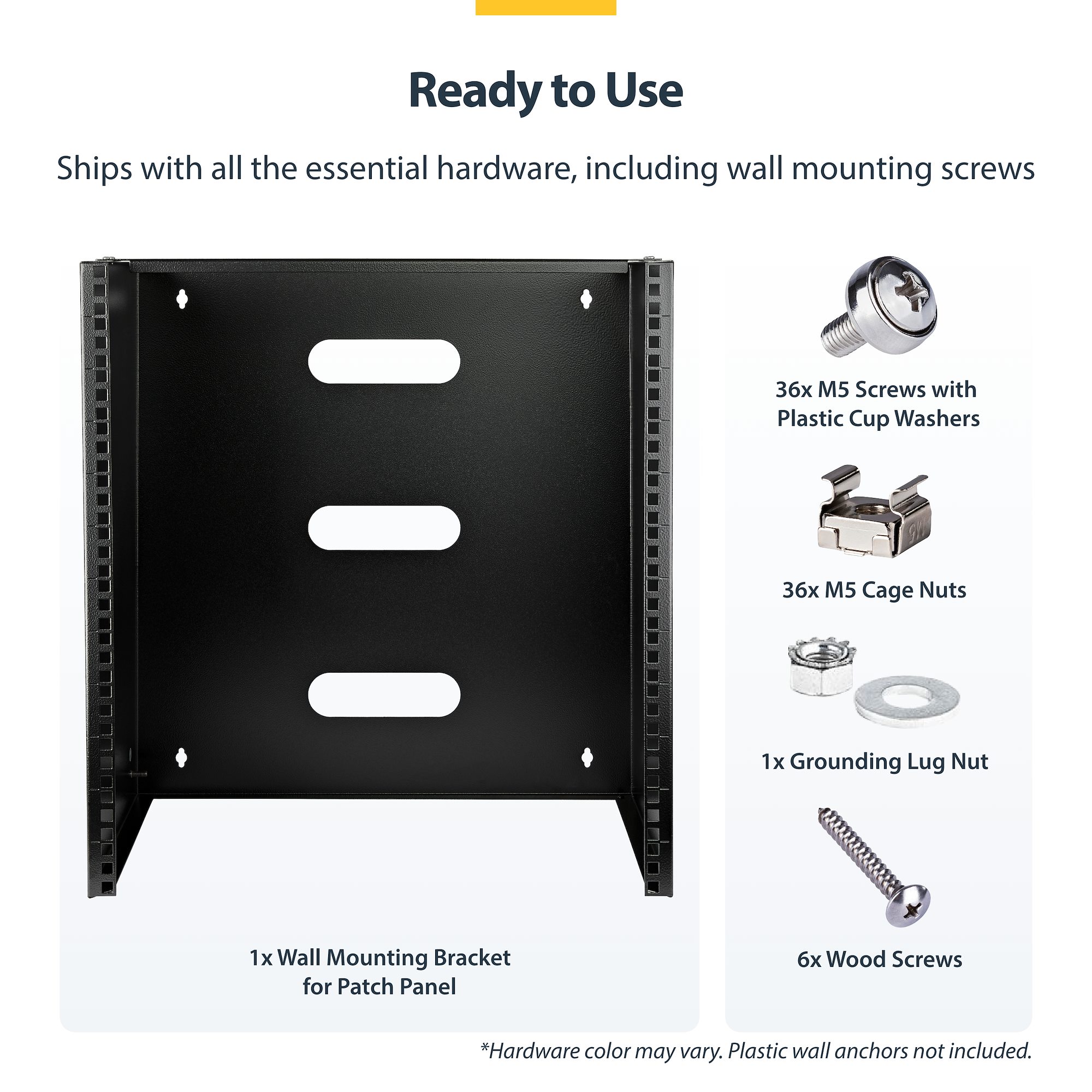 ラックマウントネットワーク機器対応ブラケット／ウォールマウント式