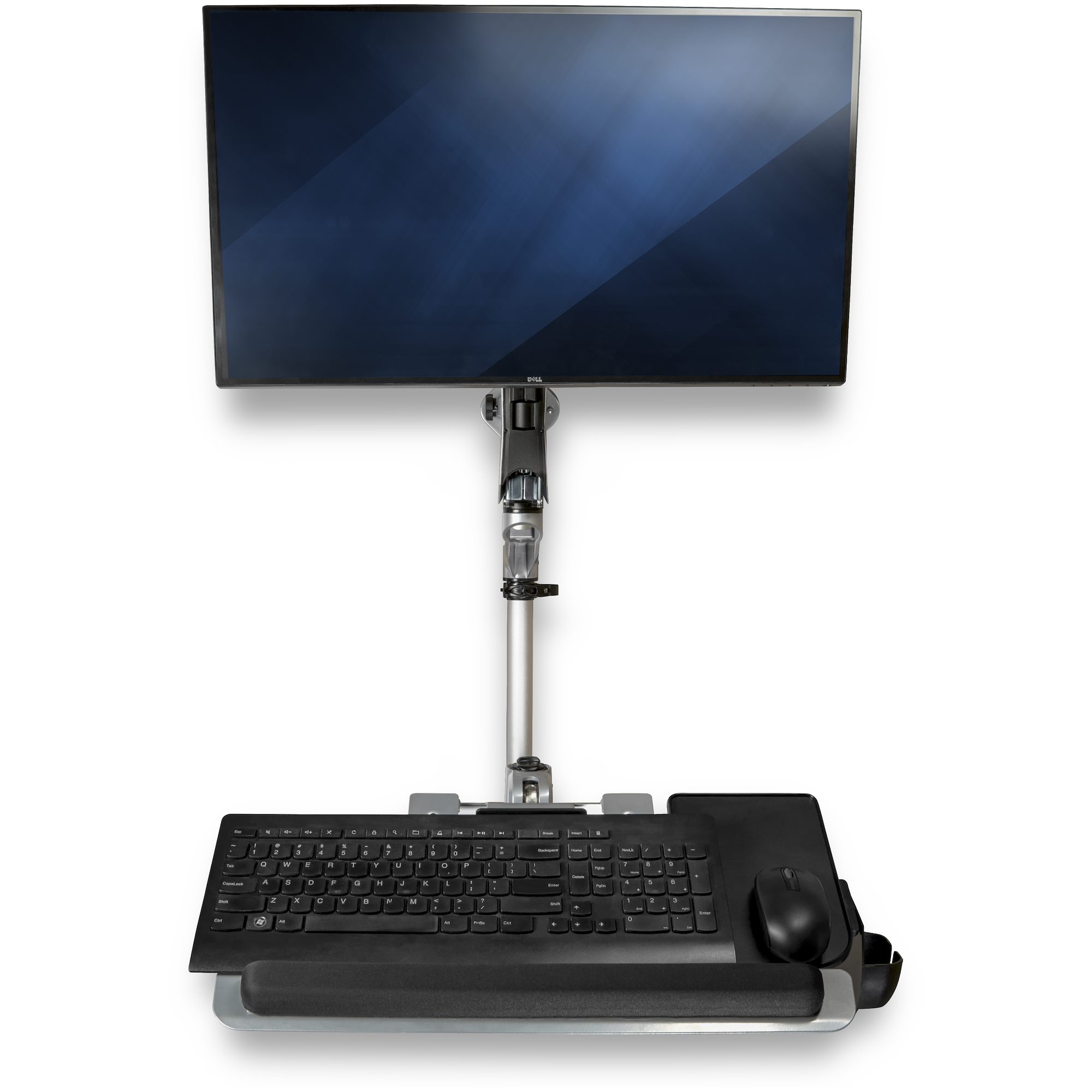 Wall Mount Workstation 34in VESA Monitor Sit-Stand Workstations Display  Mounting and Mobility