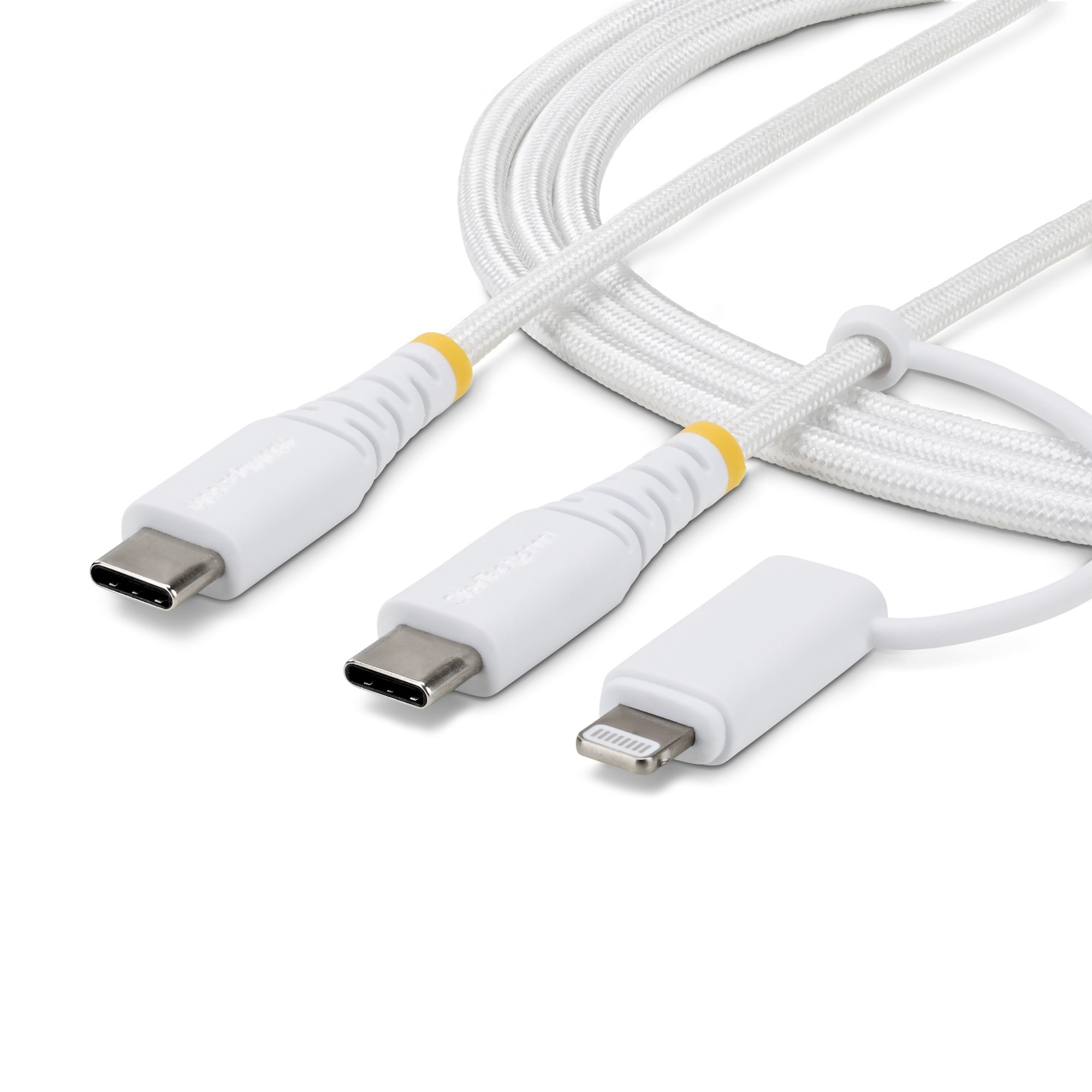 USB-C充電ケーブル／1m／Lightningアダプター付き／30W 60W（3A