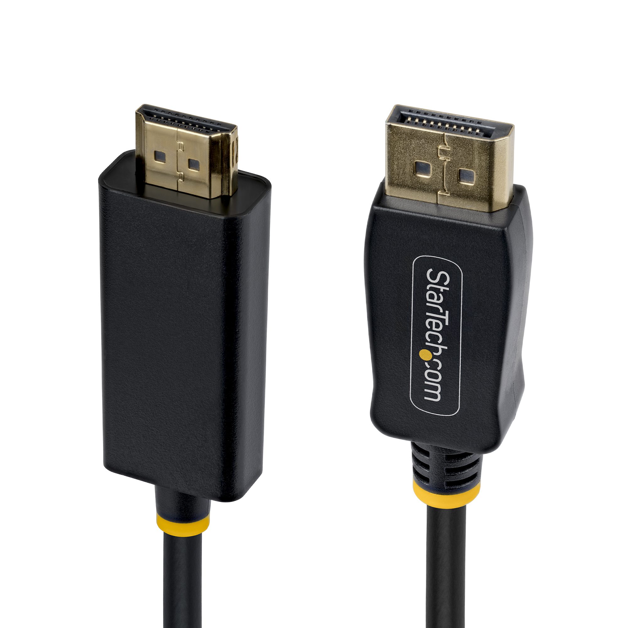 DisplayPort to HDMI cable delivering seamless UHD video without