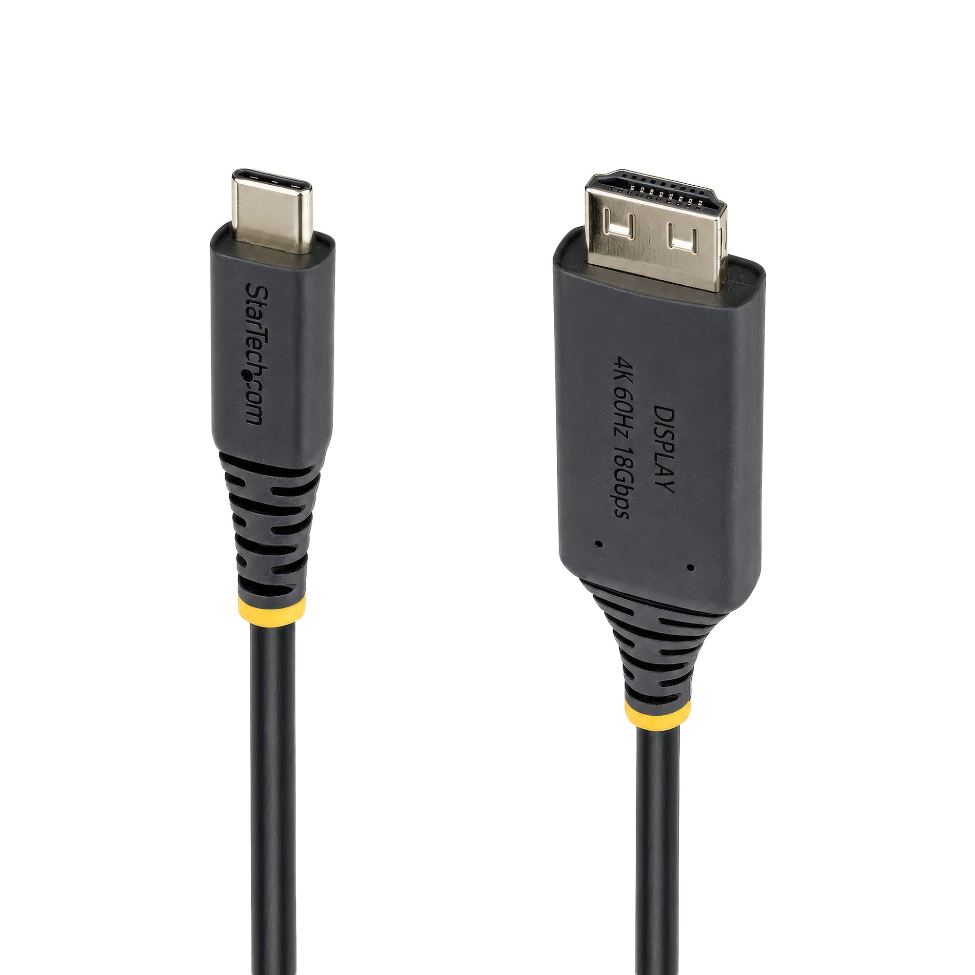 Deliver seamless UHD video with this USB-C to HDMI cable