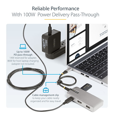 STARTECH.COM - Adattatore Multiporta USB-C - Lettore Schede SD - Power  Delivery - 4K HDMI - GbE - 2x USB 3.0 - ePrice