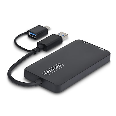 USB - HDMI変換アダプター／USB-C & A接続／2画面（1x 4K30Hz + 1x