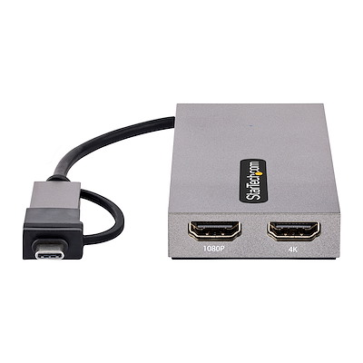 USB - デュアルHDMI変換アダプター、4K30Hz + 1080p - USBビデオ