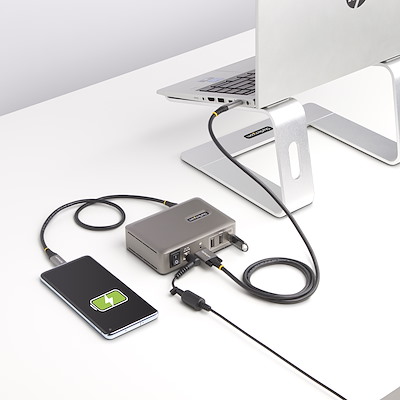 Add 8x USB-A and 2x USB-C ports to a USB-C enabled Desktop/Laptop