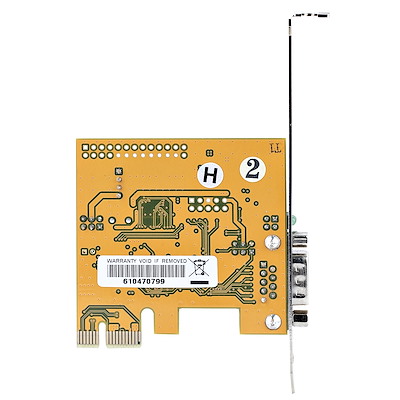 1-Port PCI Express Serial Card, PCIe to RS232/DB9 Card
