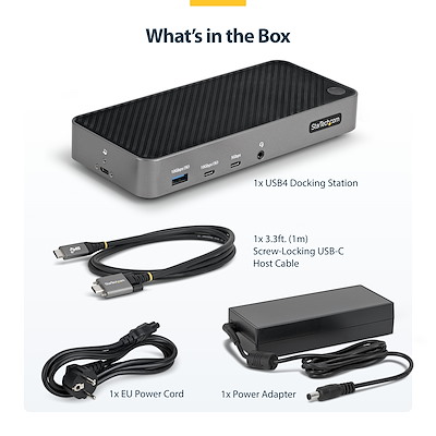 StarTech USB-C Dockingstation – Dual-HDMI Für 2 Monitore (1080p), 60W Power Delivery, 3x USB-A, 1x USB-C, GbE, Für Laptops