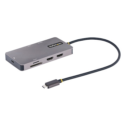 100W PD C & A StarTech.com Adattatore multiporta USB C Convertitore USB-C a HDMI 4K 
