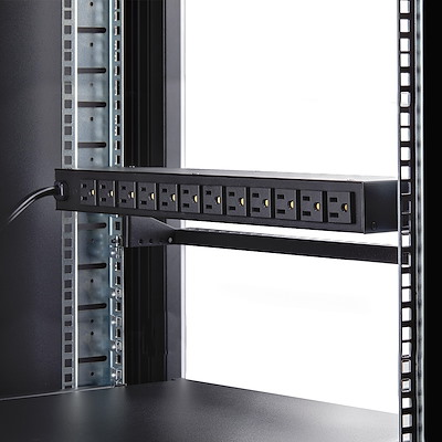 Horizontal Rack Mount 8-Outlet Horizontal Rack Mount Metered PDU, 1U ...