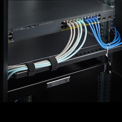 サーバーラック用ケーブルサポートバー／19インチラック用／1U